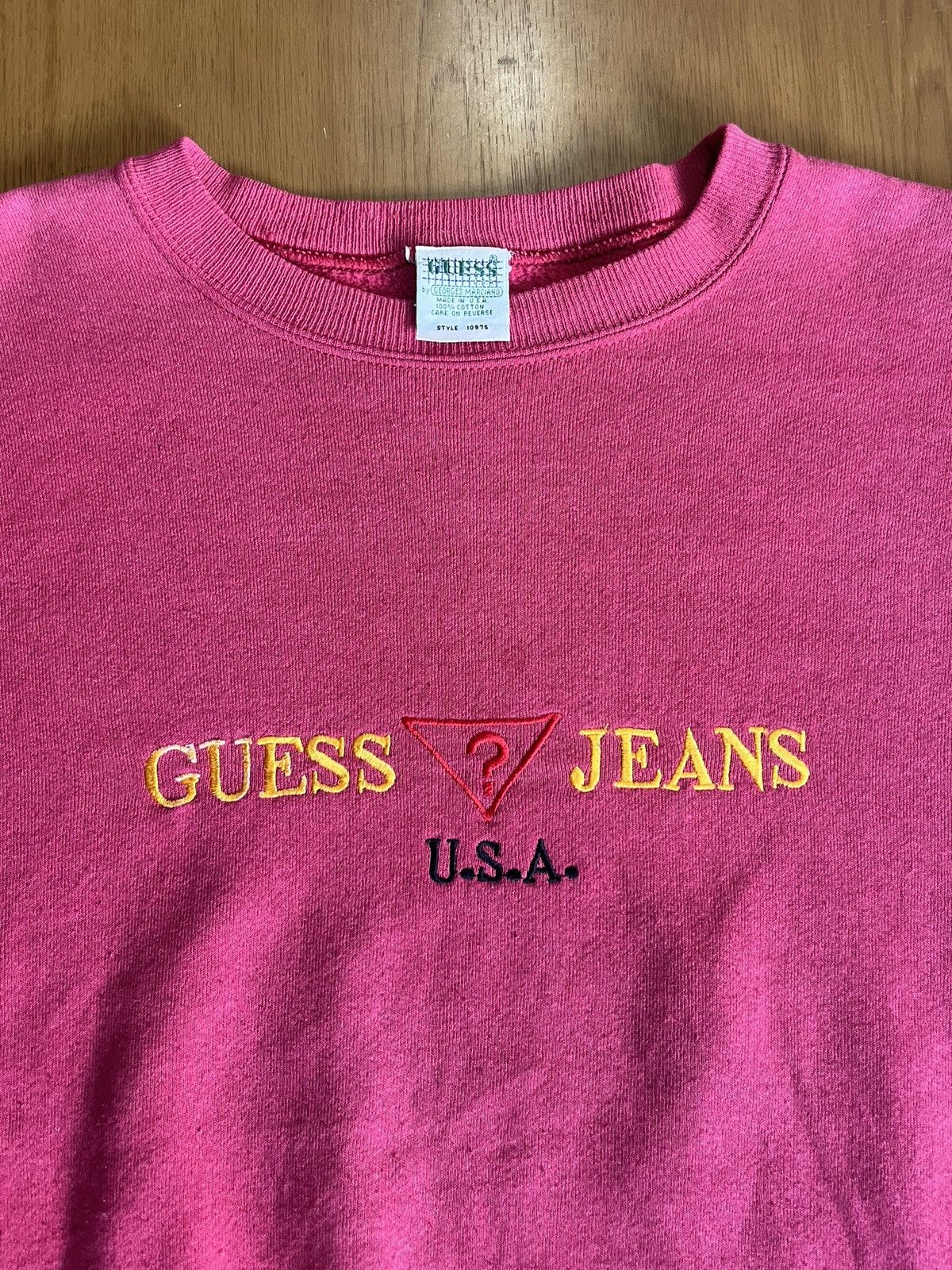 Guess Vintage GUESS JEANS U.S.A Sweater 90’s Shirt Size US XL / EU 56 / 4 - 5 Thumbnail