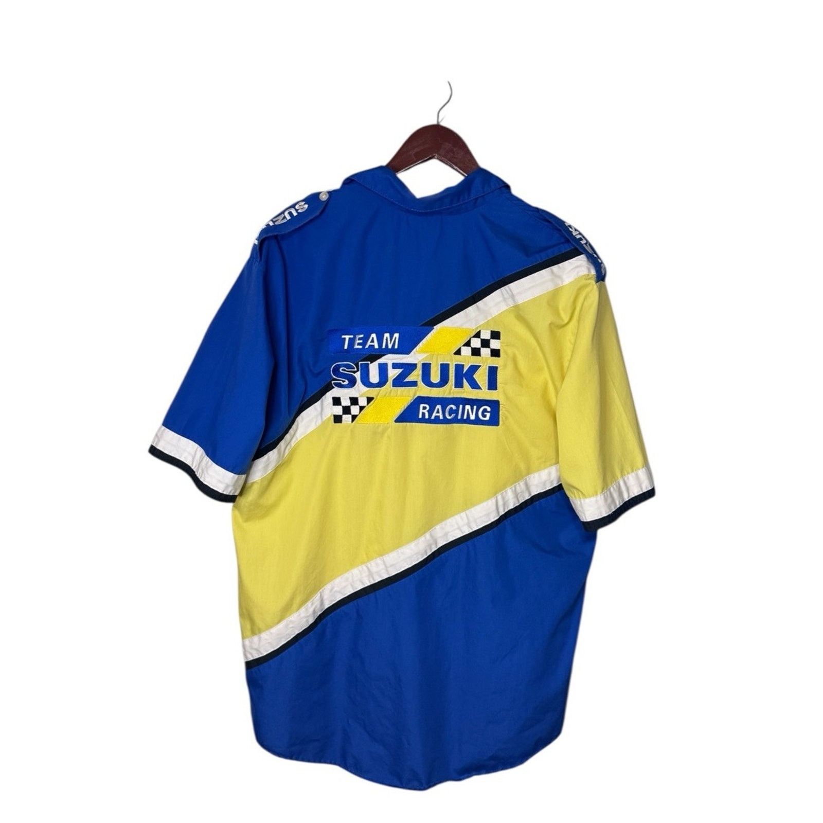 Other Team Suzuki Racing Button Up Style Shirt XL ( FLAWS ) Size US XL / EU 56 / 4 - 2 Thumbnail