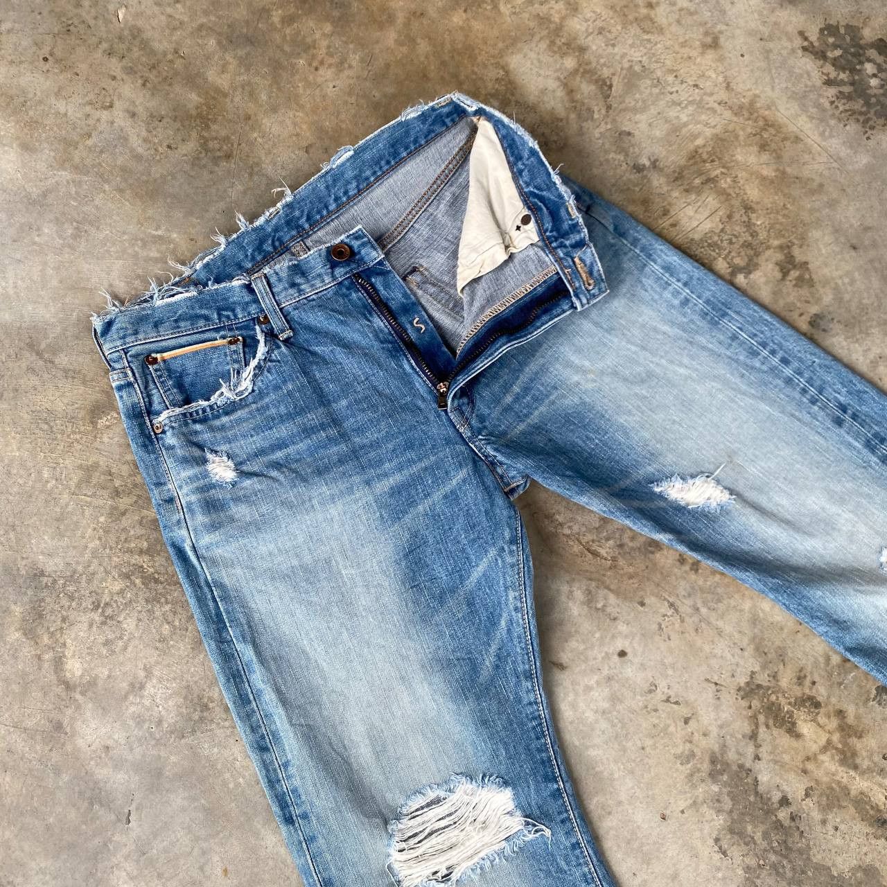 Edwin EDWIN Japan SELVEDGED REWORKED Distressed Shorts Frayed Hem Size US 30 / EU 46 - 12 Thumbnail