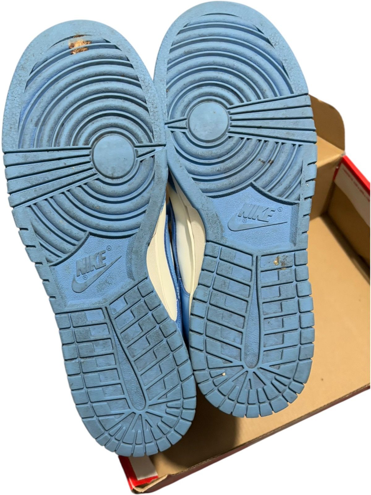 Nike Men 8 Women 9.5 Nike Dunk Low Coast Blue Gold Yellow vtg y2k Size US 8 / EU 41 - 4 Thumbnail