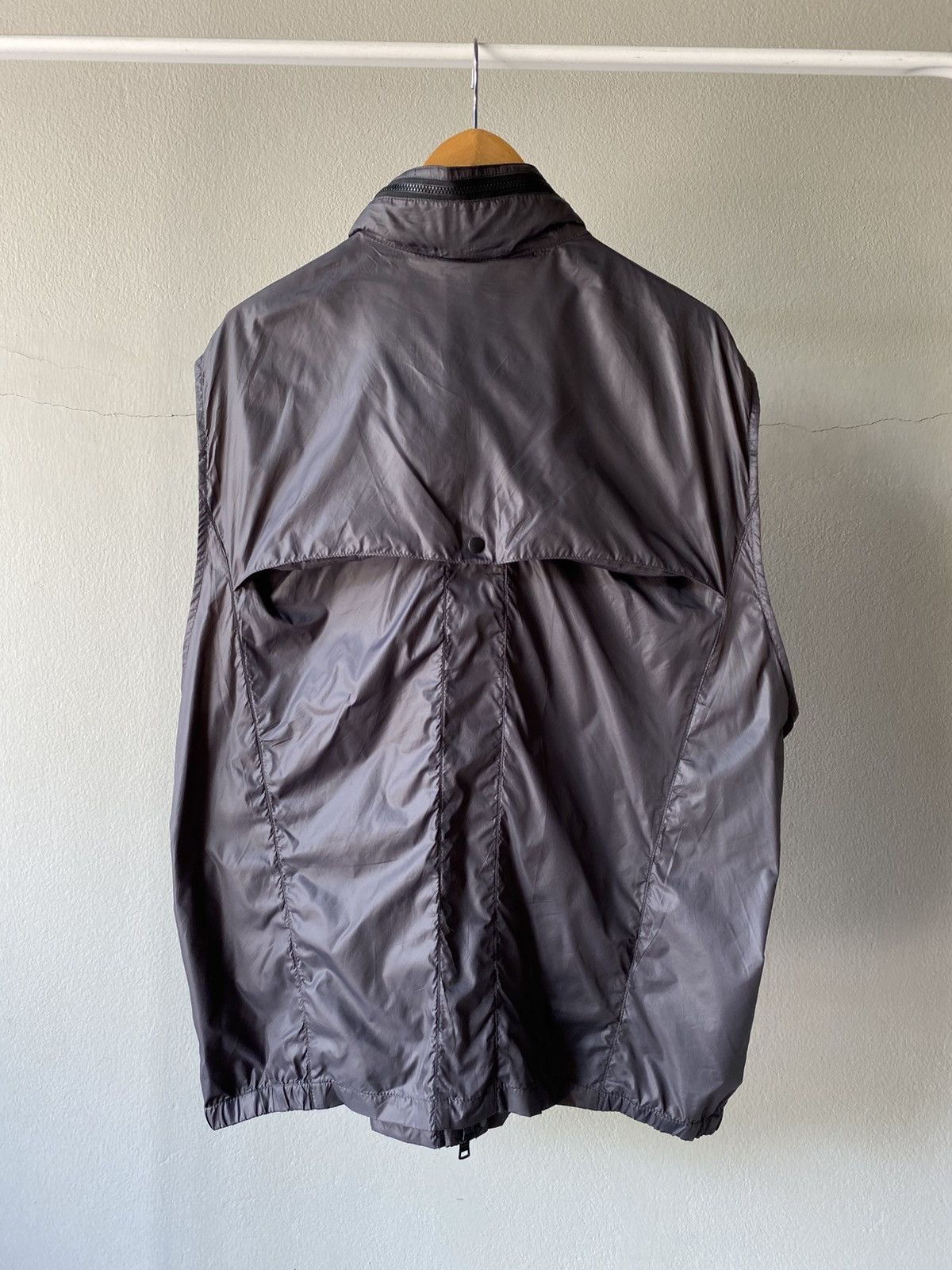 Armani Exchange ARMANI EXCHANGE Gray Utility Vest with Multiple Pockets Size US XL / EU 56 / 4 - 2 Thumbnail