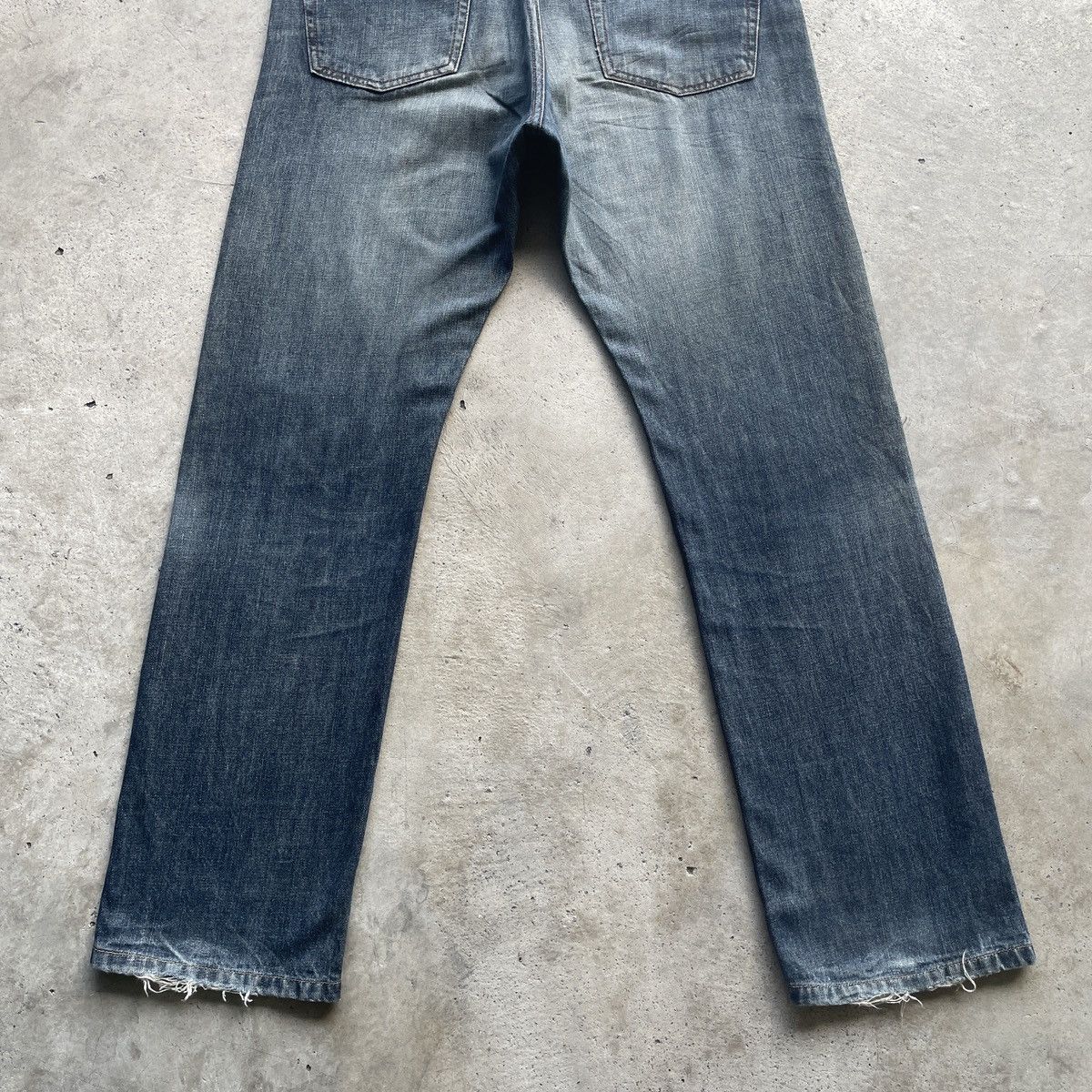 Japanese Brand Japanese Vintage Faded Jeans Denim Pants Distressed W35 Size US 35 - 10 Thumbnail