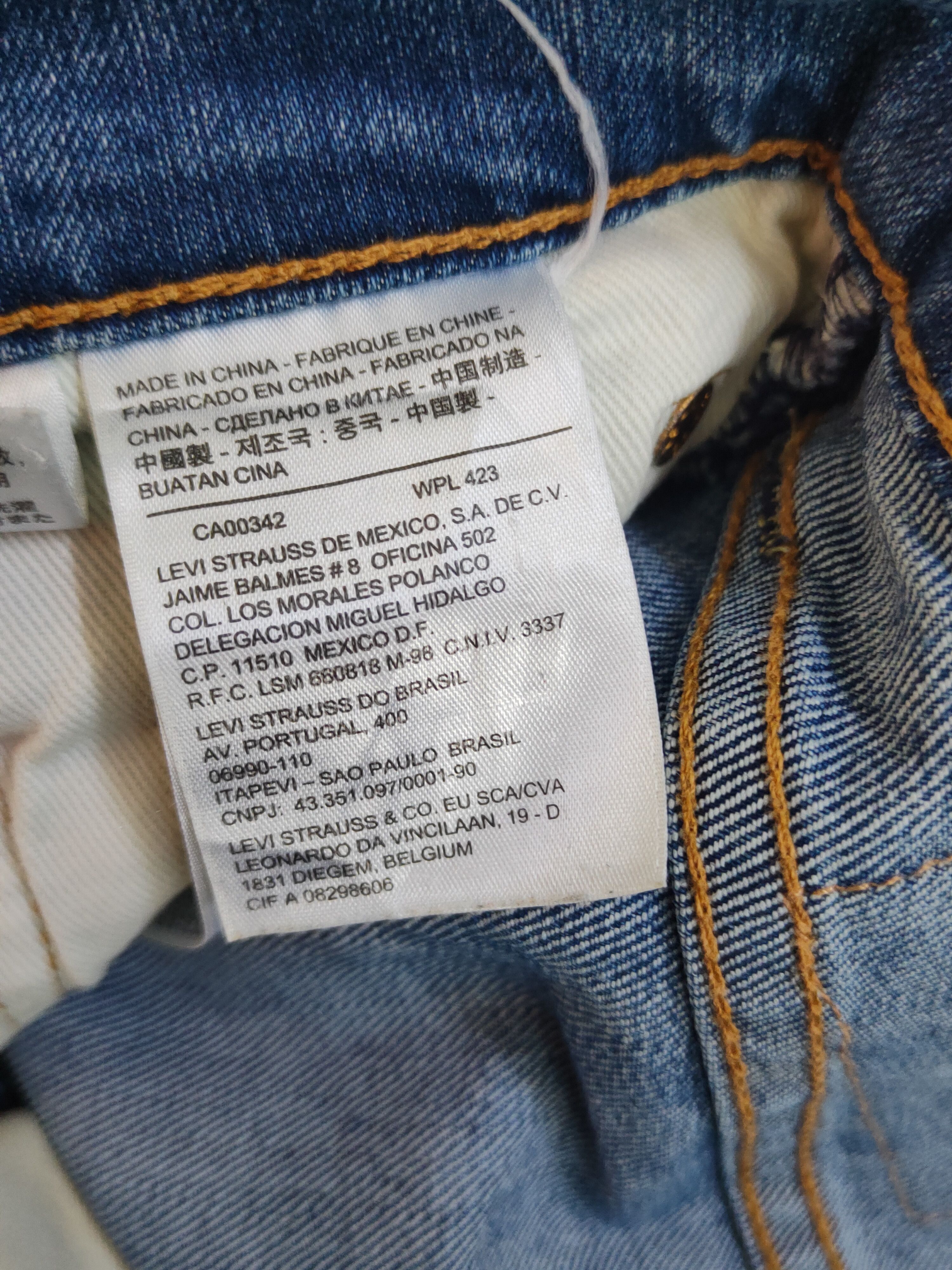 Levi's Levi's Blue Faded Distressed Ripped Jeans #S1878 Size US 31 - 21 Thumbnail