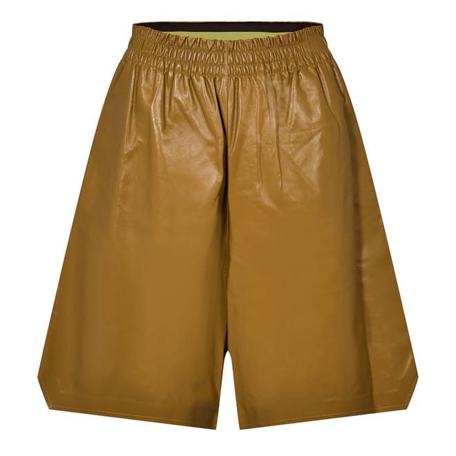 Bottega Veneta Bottega Veneta Bv Bermuda Shorts in Brown Size 26" / US 2 / IT 38 - 1 Thumbnail