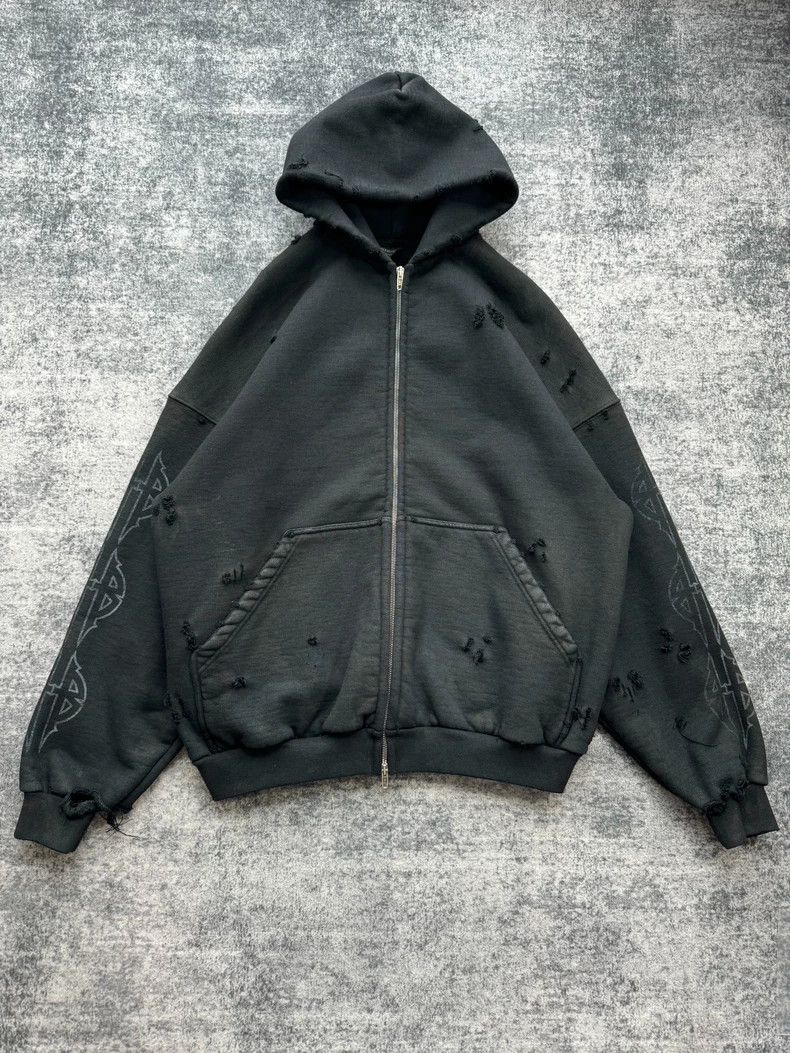 Balenciaga Balenciaga size 2 Heavy Industry Paris Tower Destroy Zip Ja Size US S / EU 44-46 / 1 - 2 Thumbnail