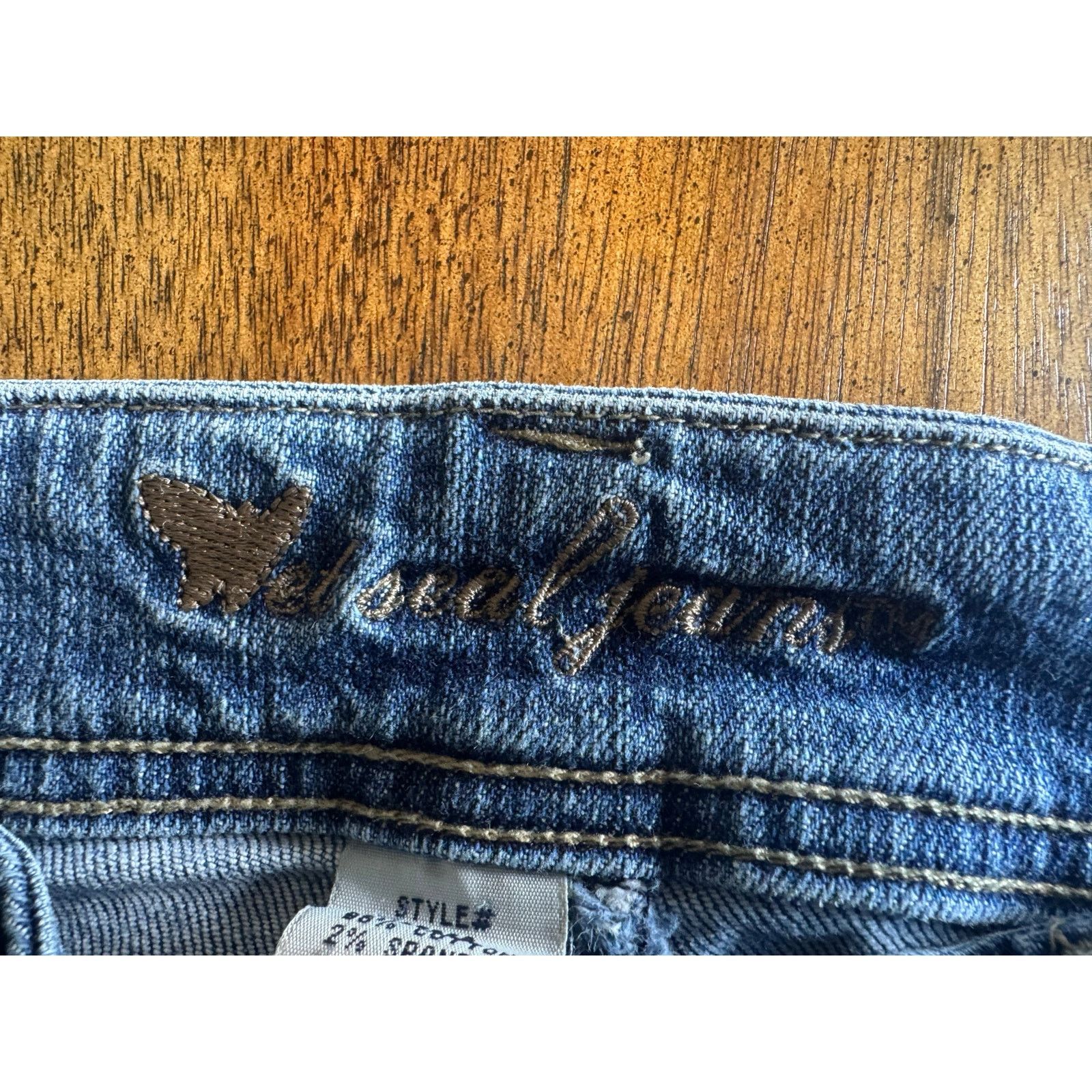 Other Vintage Y2K Wet Seal Low Rise Flare Jeans Size 5 Short Size 27" / US 4 / IT 40 - 11 Thumbnail