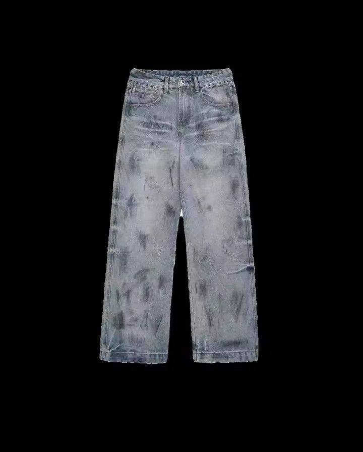 Japanese Brand × Jean Retro Straight Leg Washed Denim Pants Size US 28 / EU 44 - 6 Thumbnail