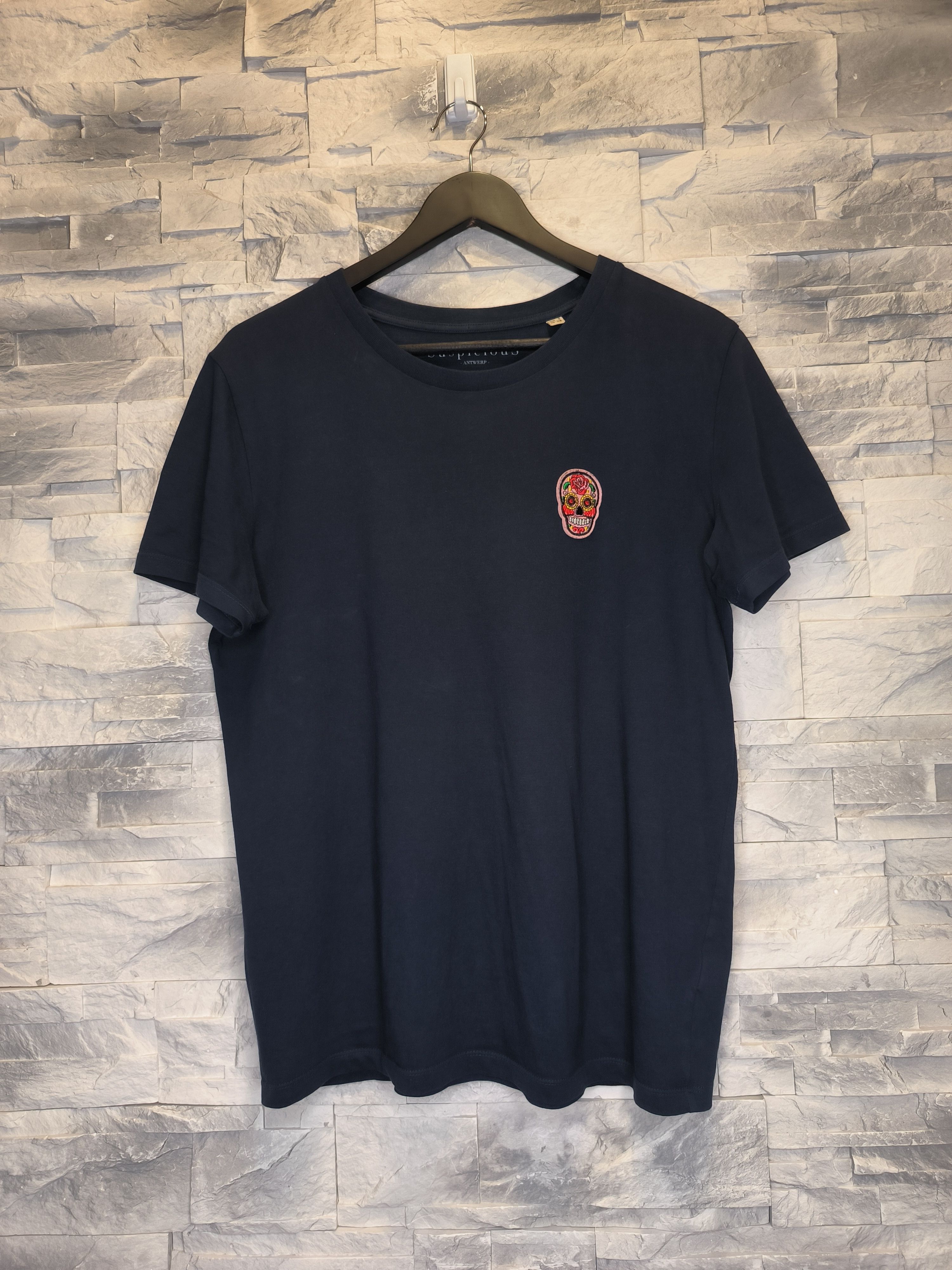 Suspicious Antwerp Suspicious Antwerp T-Shirt Navy Logo Skull Size US S / EU 44-46 / 1 - 1 Thumbnail