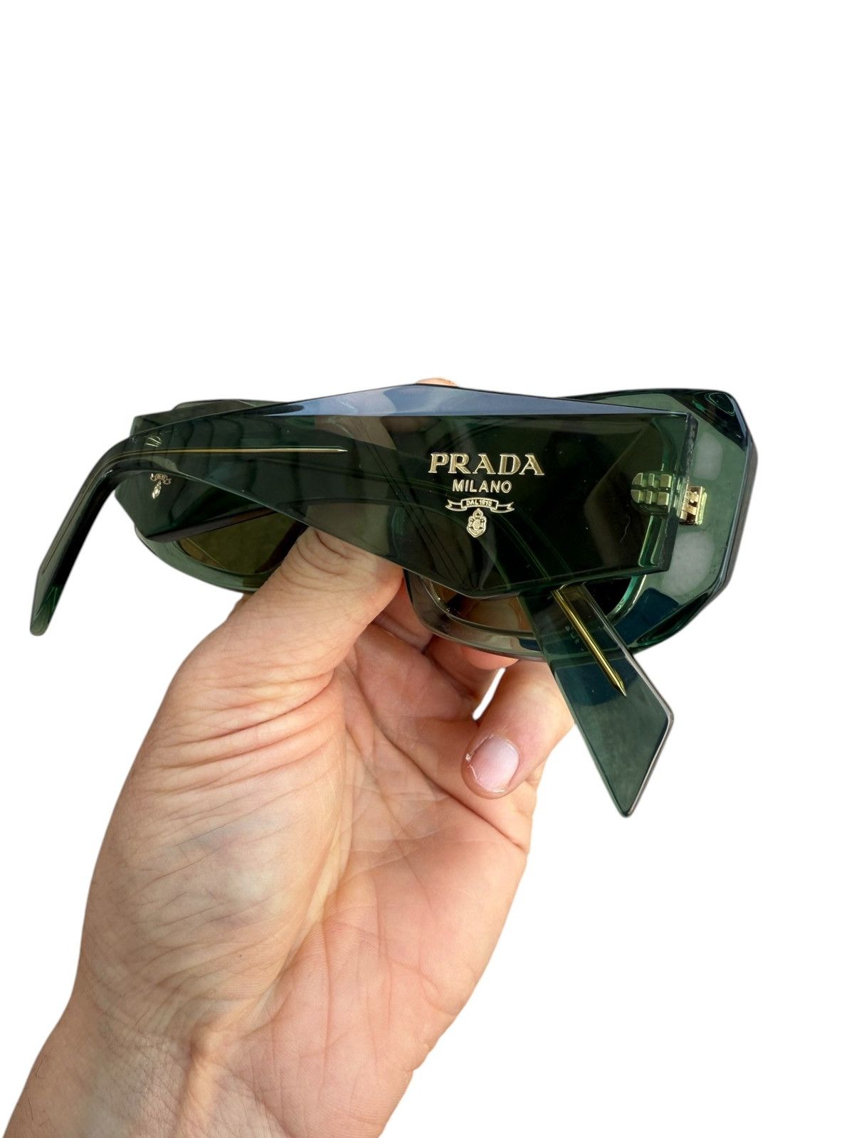 Prada Prada geometric sunglasses Size ONE SIZE - 4 Thumbnail