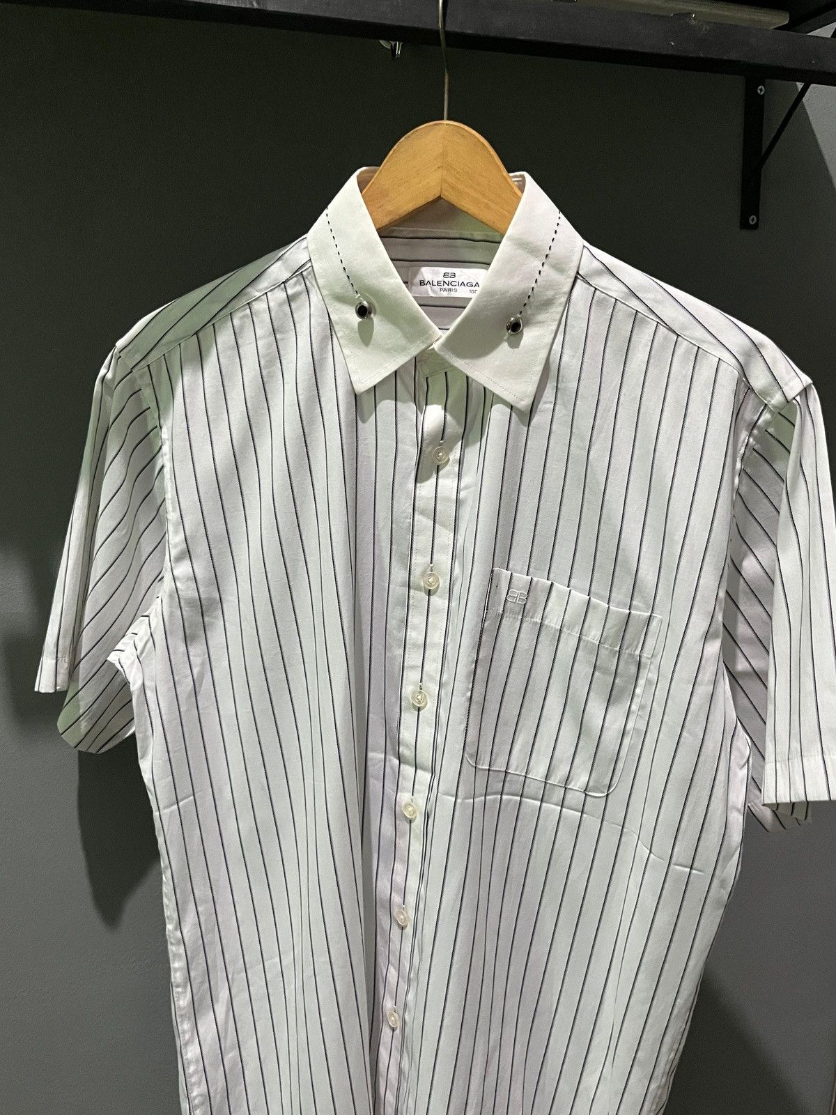 Balenciaga Bundle ❤️‍🔥Vintage Balenciaga Double layer Shirt Size US L / EU 52-54 / 3 - 11 Thumbnail
