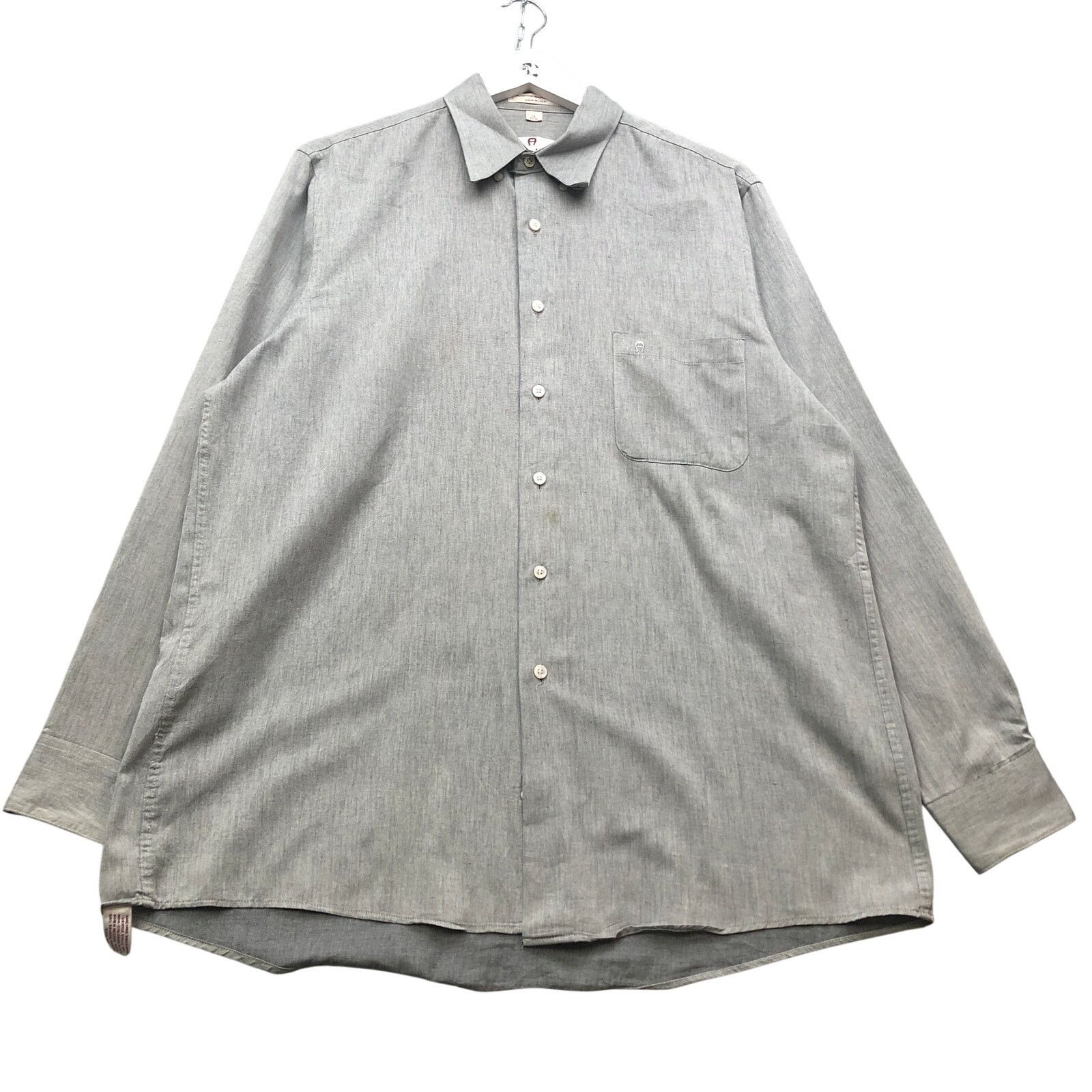 Etienne Aigner Vintage Etienne Aigner Button Up Shirt Mens Size 16 34-35 L Size US L / EU 52-54 / 3 - 1 Thumbnail