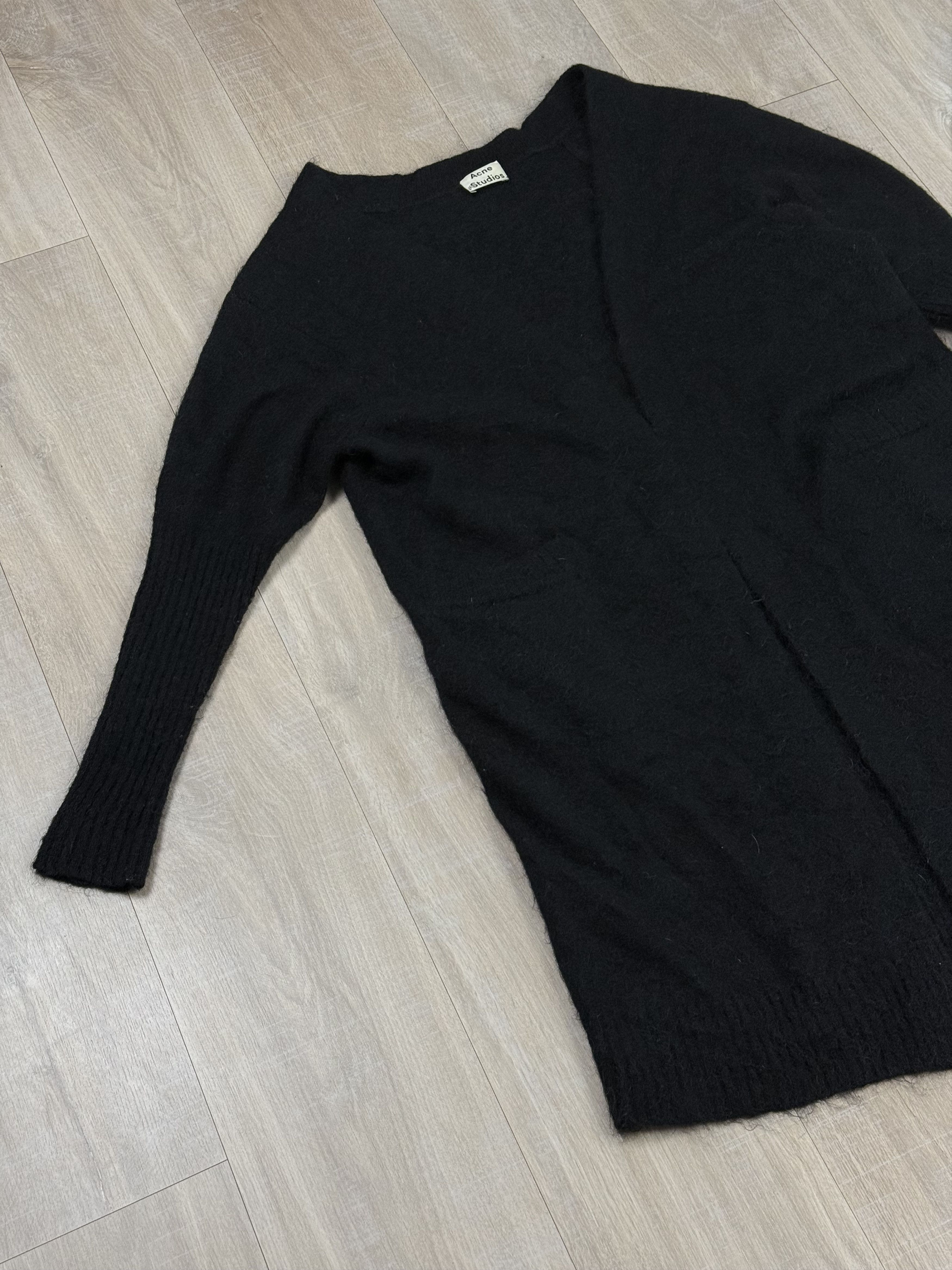 Acne Studios Acne Studios Cardigan Black Raya Raw14 Size XS / US 0-2 / IT 36-38 - 3 Thumbnail