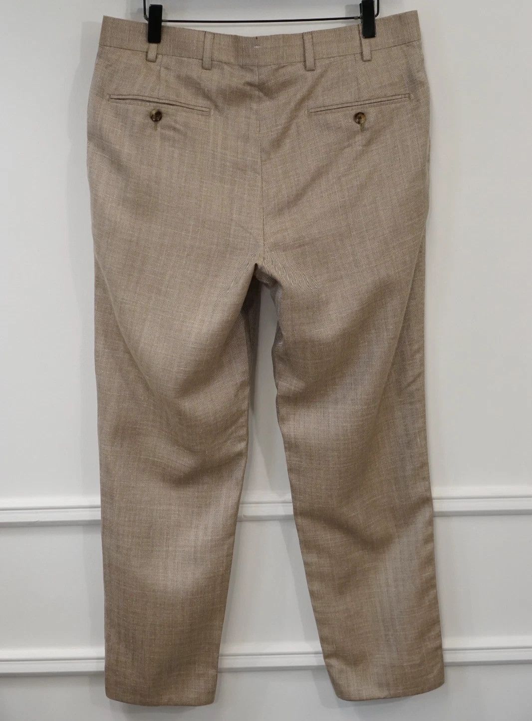 Suitsupply Men Suitsupply Pants Brescia Wool Silk & Linen 24 UK/US38S Size 38S - 2 Thumbnail