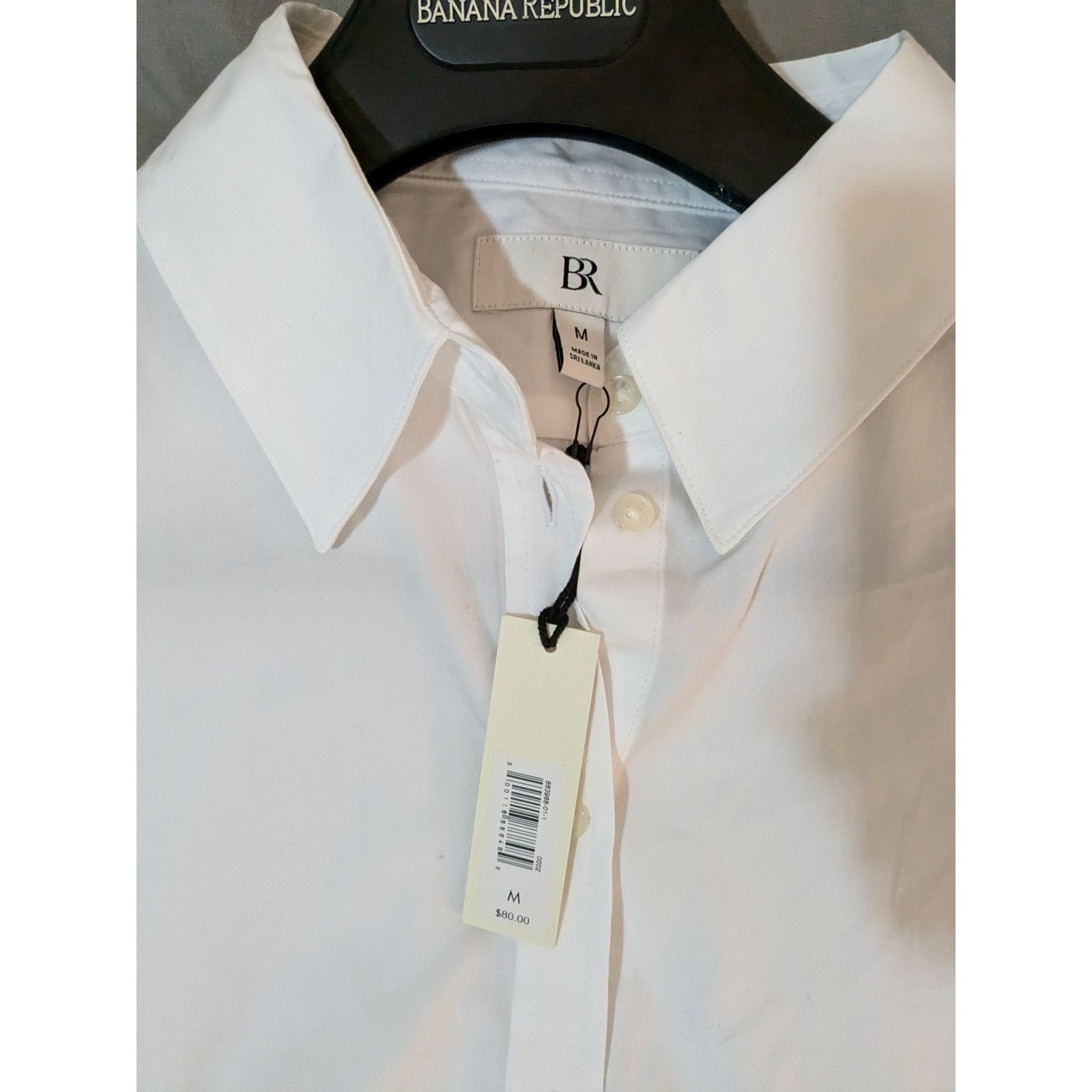 Banana Republic Banana Republic - The Perfect Shirt / M / White / NWT Size M / US 6-8 / IT 42-44 - 7 Thumbnail