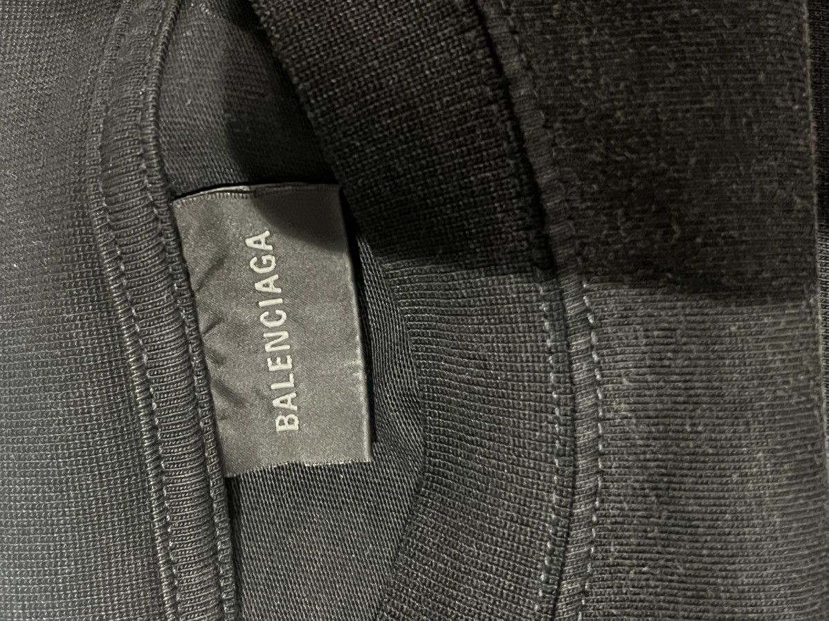 Balenciaga Balenciaga Rhinestone Studded Black T Shirt Size US XL / EU 56 / 4 - 3 Thumbnail