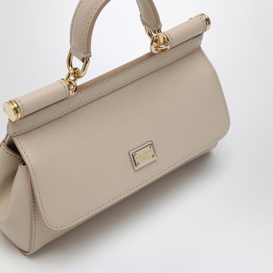 Dolce & Gabbana o1d2blof0824 Size : OS / Mini Handbag in Light Beige Size ONE SIZE - 5 Thumbnail
