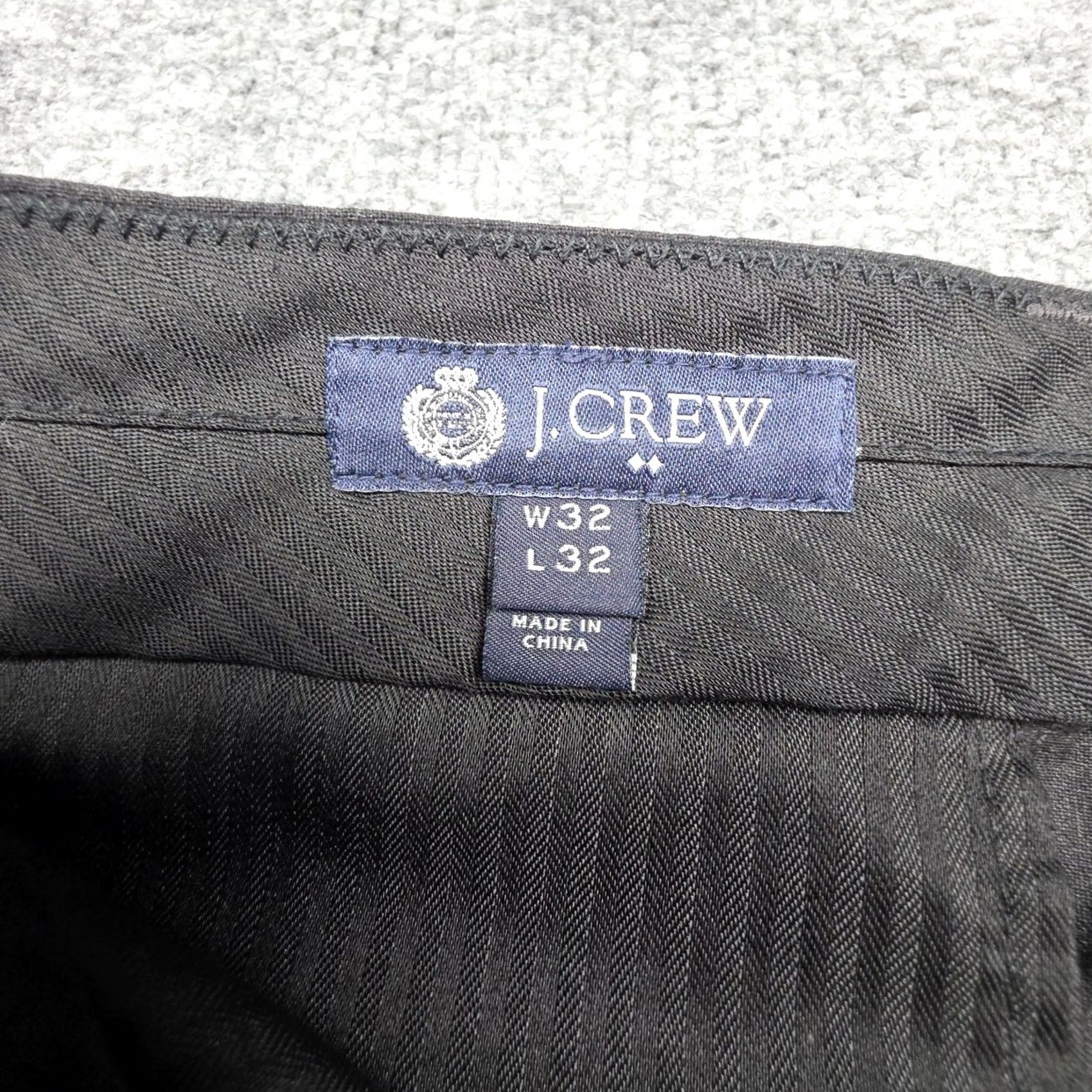 J.Crew VINTAGE J.CREW Wool Dress Pants Men 32 x 32 Gray Lined Creased Straight Leg Size US 32 / EU 48 - 6 Thumbnail