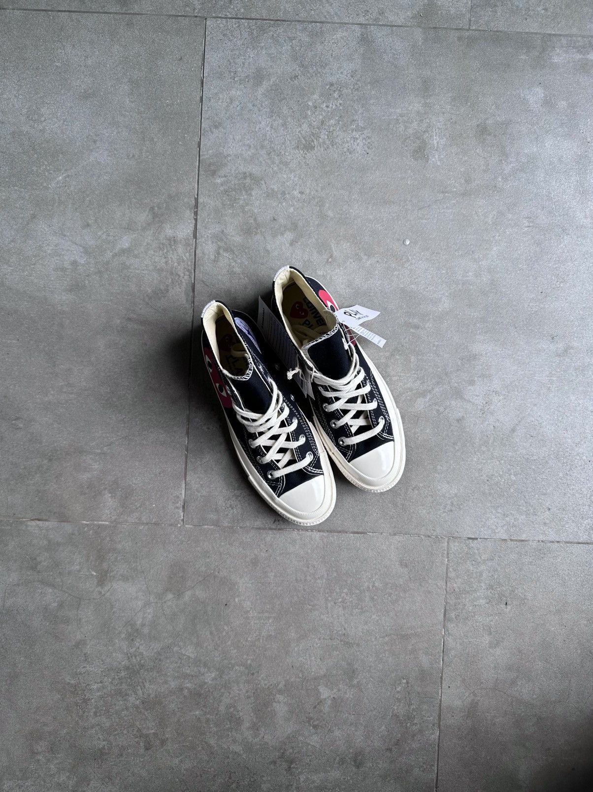 Comme des Garcons PLAY × Converse CDG PLAY x CONVERSE HI CHUCK TAILOR 70 Size US 7 / IT 37 - 9 Thumbnail