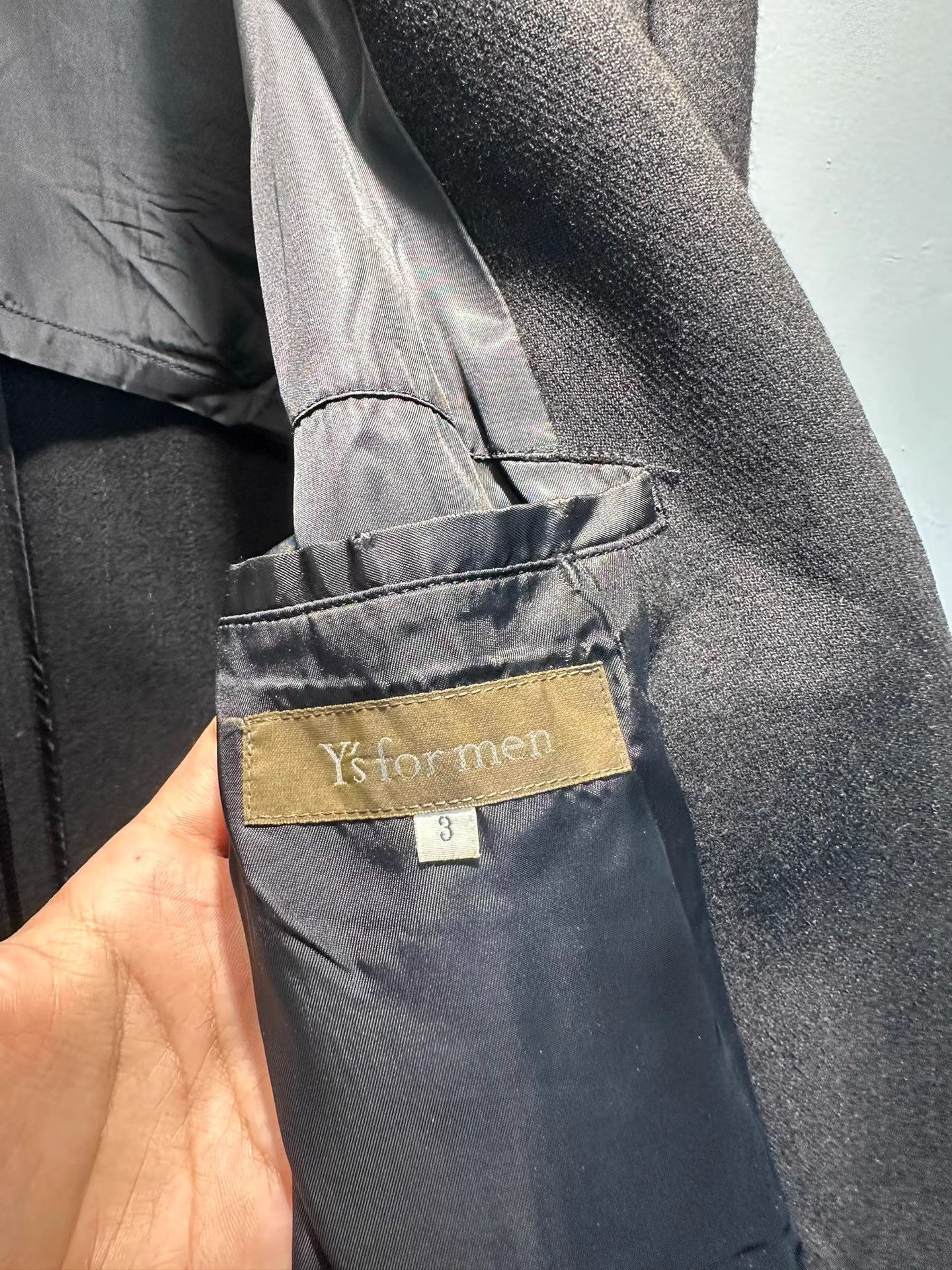 Yohji Yamamoto yohji yamamoto y's for men Leather Trim Zip Blazer K20 Size US L / EU 52-54 / 3 - 7 Thumbnail