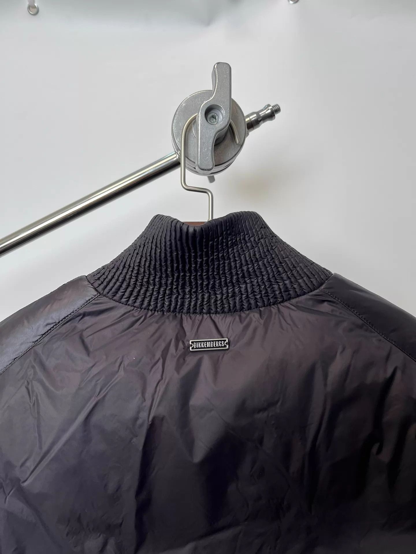 Dirk Bikkembergs Dirk Bikkembergs Panelled Diagonal Ribbed Down Jacket Size US L / EU 52-54 / 3 - 5 Thumbnail