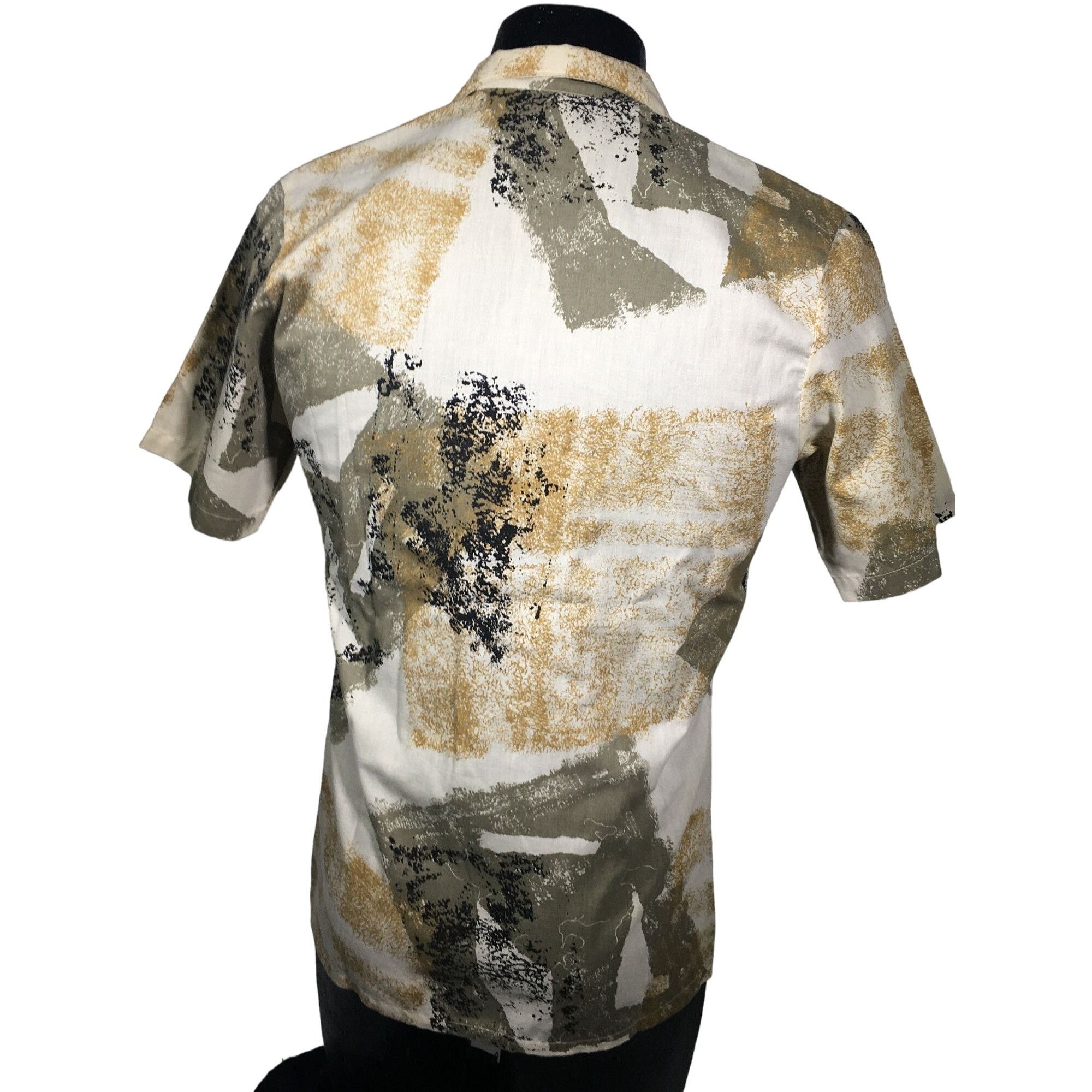 Other Vtg Fame Geometric Abstract Button Down SURFER Retro Shirt Size US S / EU 44-46 / 1 - 3 Thumbnail