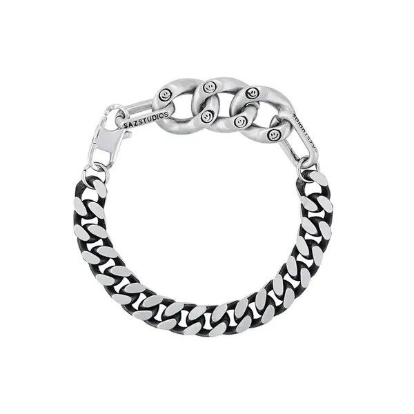 Jewelry Silver Chunky Link Chain Bracelet, Men's Bracelet Size ONE SIZE - 5 Thumbnail
