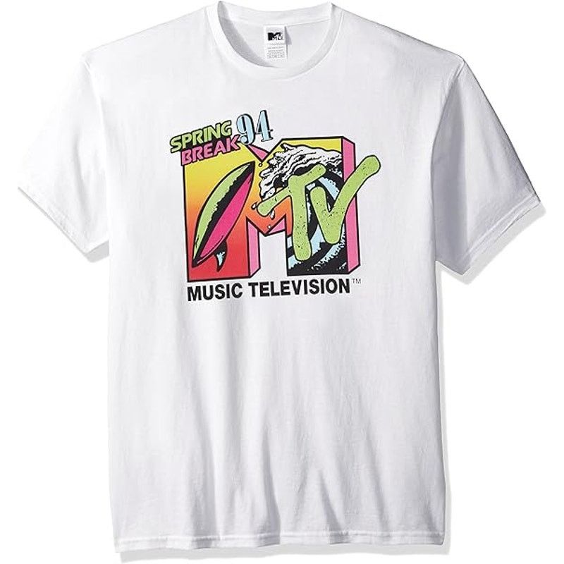 Mtv MTV Mens Large Spring Break 1994 Logo Cotton Tee Shirt Size US L / EU 52-54 / 3 - 1 Preview