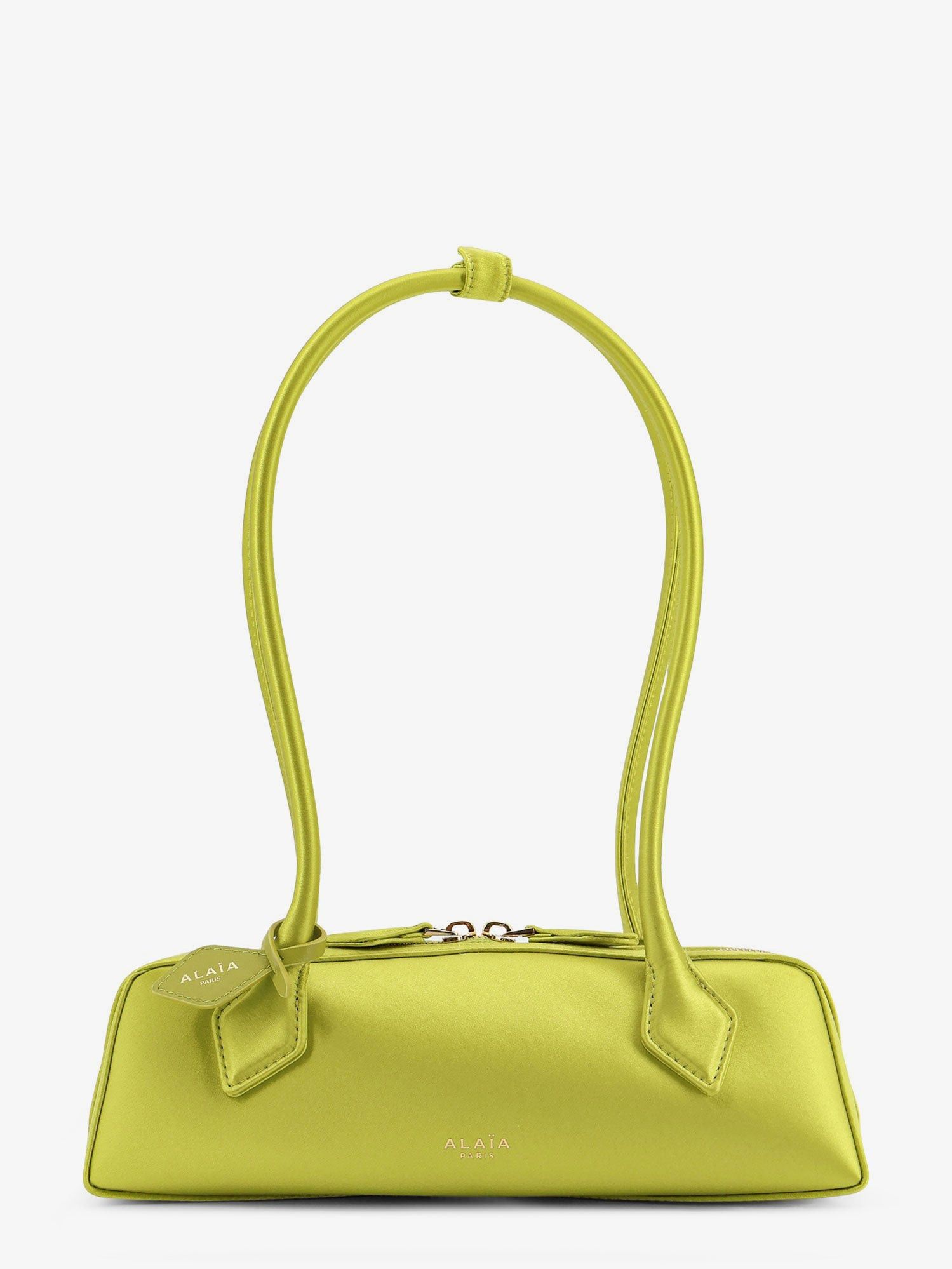 Alaia Le Teckel Satin Shoulder Bag With Front Logo Size ONE SIZE - 1 Thumbnail