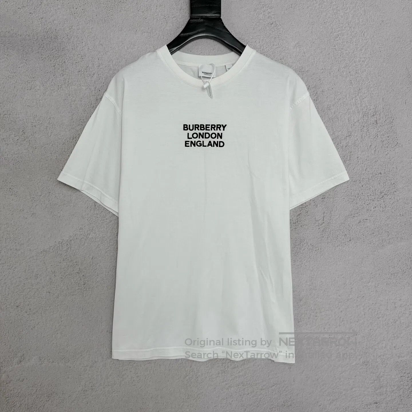 Burberry Burberry Offset printing logo on white short-sleeved shirt Size US M / EU 48-50 / 2 - 1 Thumbnail