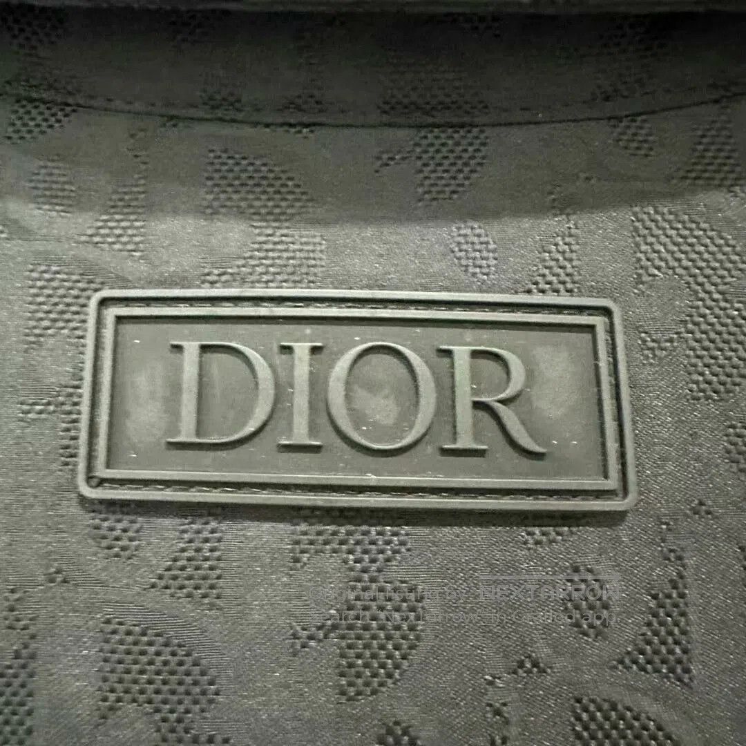 Dior Dior Black Patterned Padded Shirt Jacket. Size US L / EU 52-54 / 3 - 3 Thumbnail