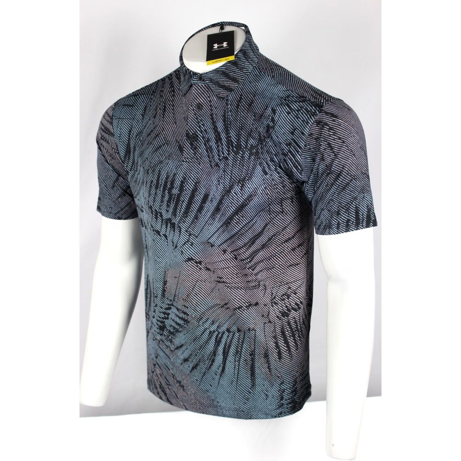 Under Armour Under Armour Polo Shirt Mens M Printed Floral 95% Polyester 5% Elastine Black Multi 004 Golf Short Sleeve Regular Fit Multicolor Polo Brand Nike Size US M / EU 48-50 / 2 - 5 Thumbnail