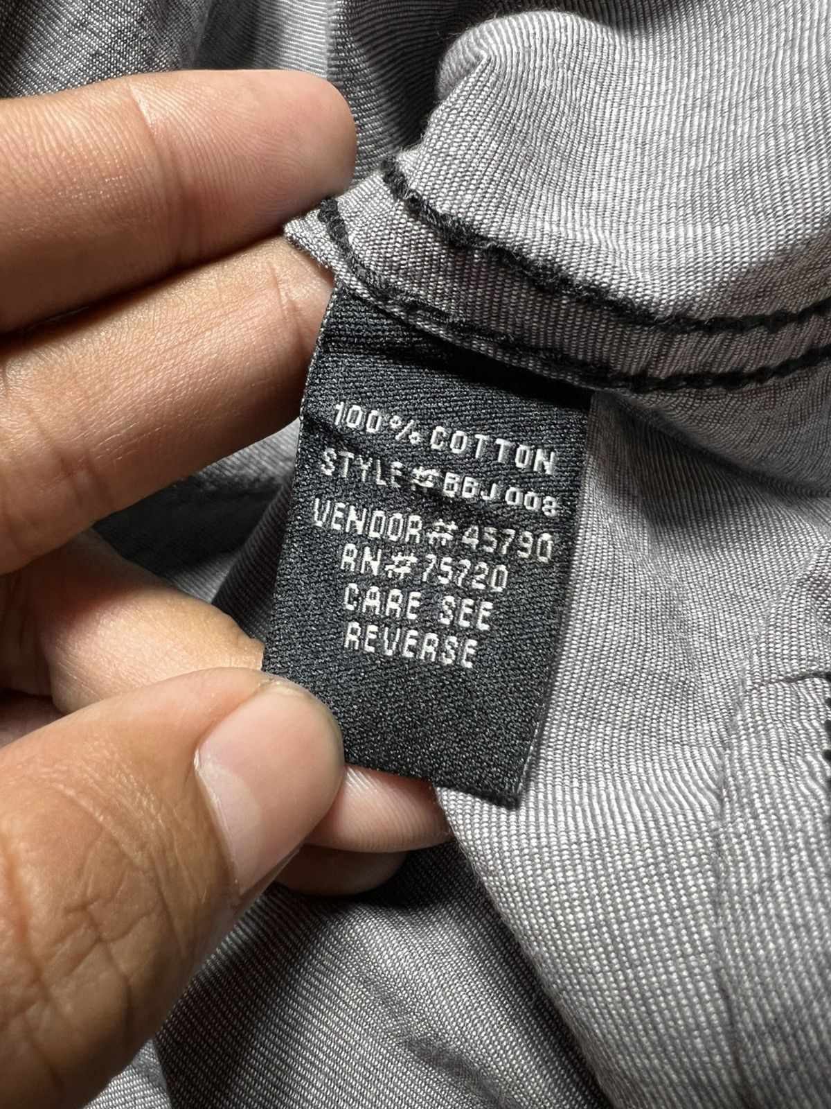 Japanese Brand Japanese Buckle BlackLabel Grunge Punk Kmrii LGB Style Shirt Size US XL / EU 56 / 4 - 5 Thumbnail