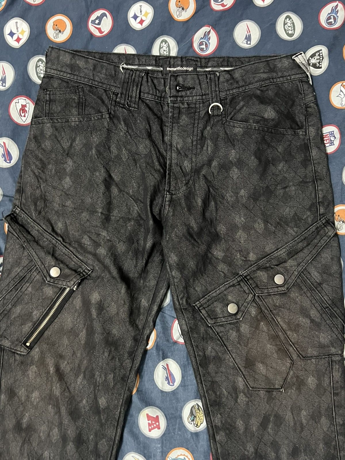 Japanese Brand Seditionaries Semantic Design punk tactical pants abstract Size US 28 / EU 44 - 2 Thumbnail