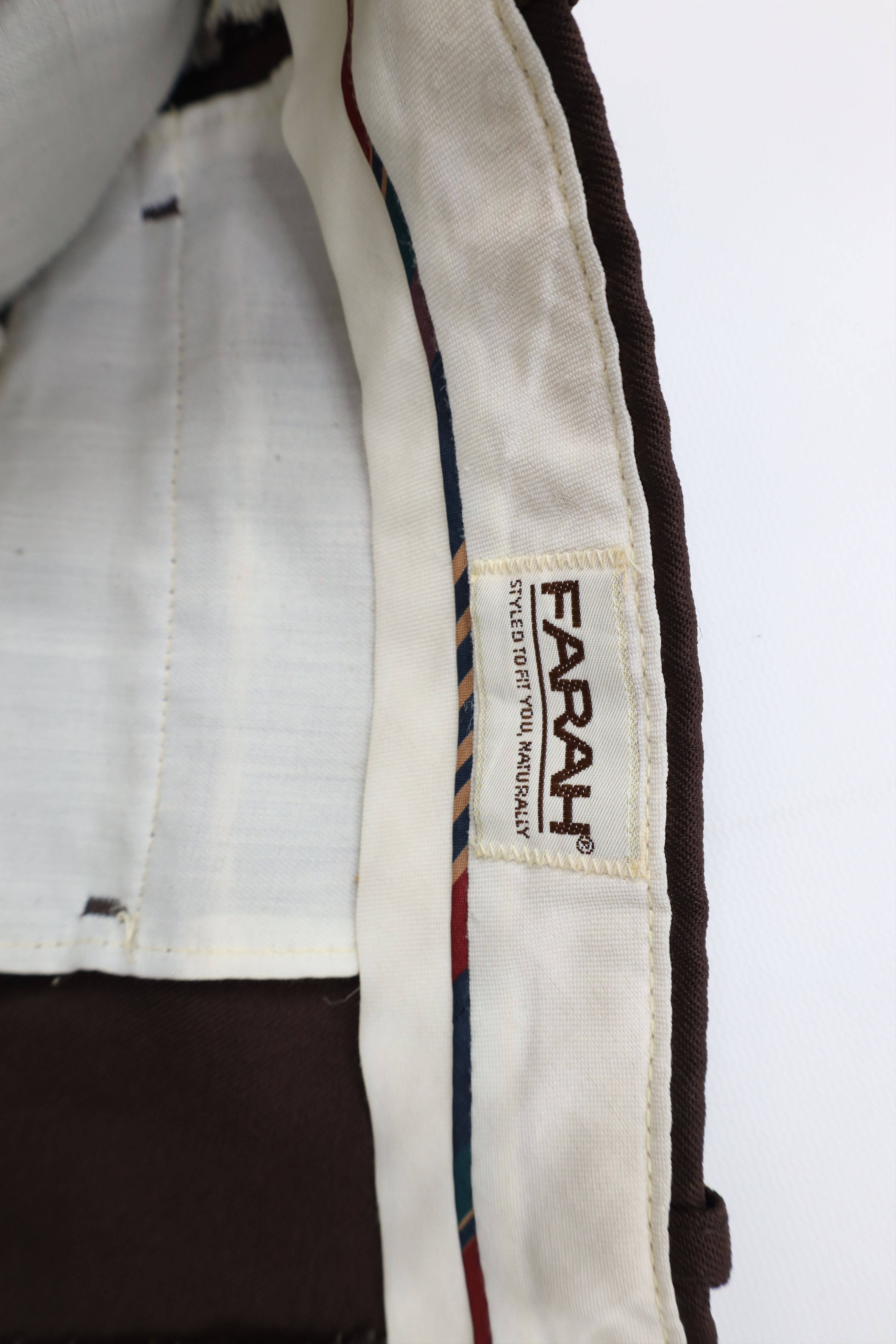 Vintage Vintage 70s Streetwear Flared Wide Leg Chino Pants Brown USA Size US 36 / EU 52 - 8 Thumbnail