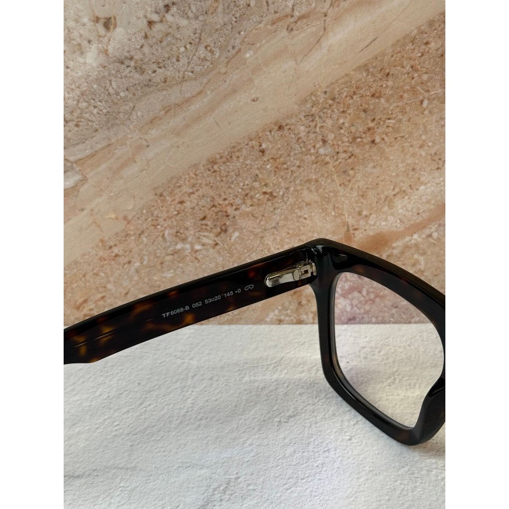 Tom Ford NEW Tom Ford FT6068-B Fausto Clip On Bluelight Frames Brown Size ONE SIZE - 8 Thumbnail