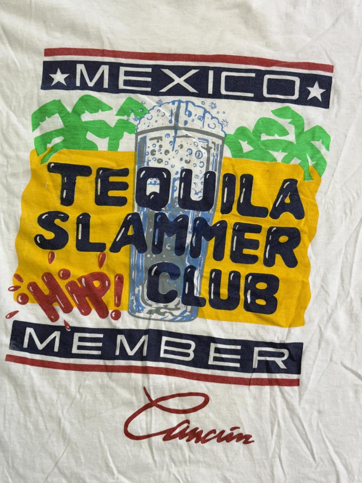 Faherty VTG Cancun T-shirt Tequila Slammer Club Mexico Tee XXL Size US XXL / EU 58 / 5 - 3 Thumbnail