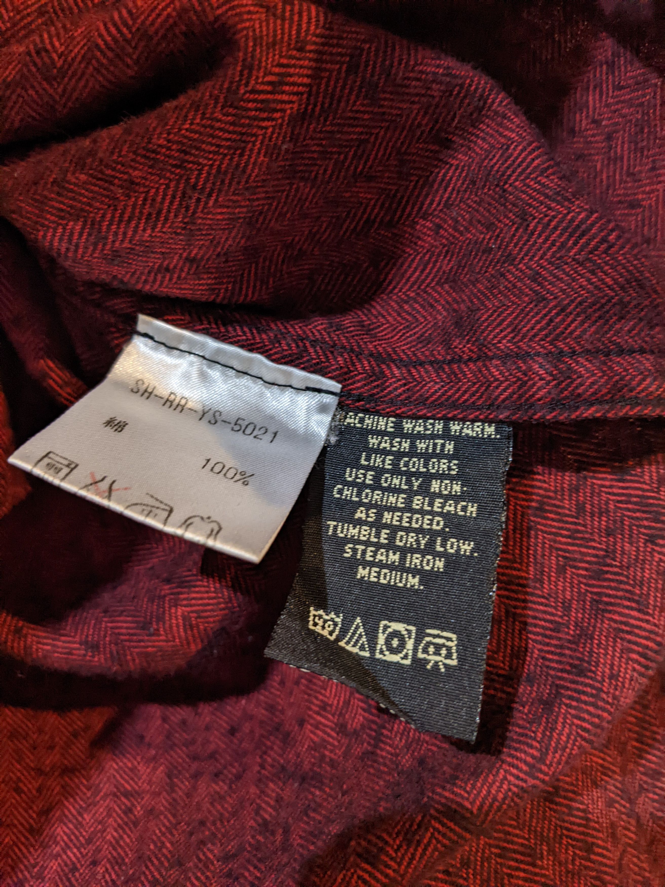 RRL Ralph Lauren Double RL Herringbone Shirt Size US M / EU 48-50 / 2 - 4 Thumbnail