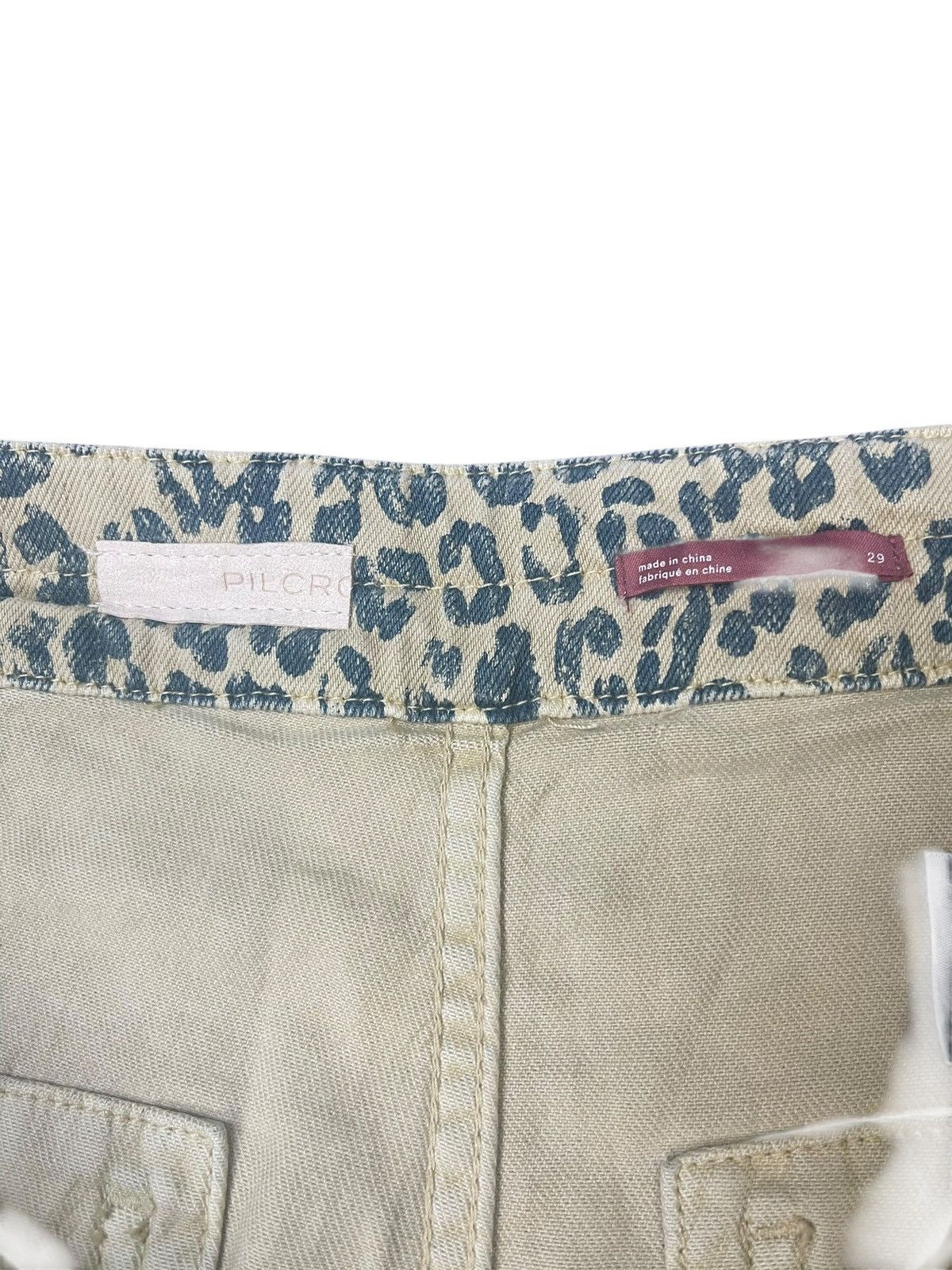 Japanese Brand Vintage Pilcro Jeans Leopard Pattern Fullprint Double Knee Size US 33 - 8 Thumbnail
