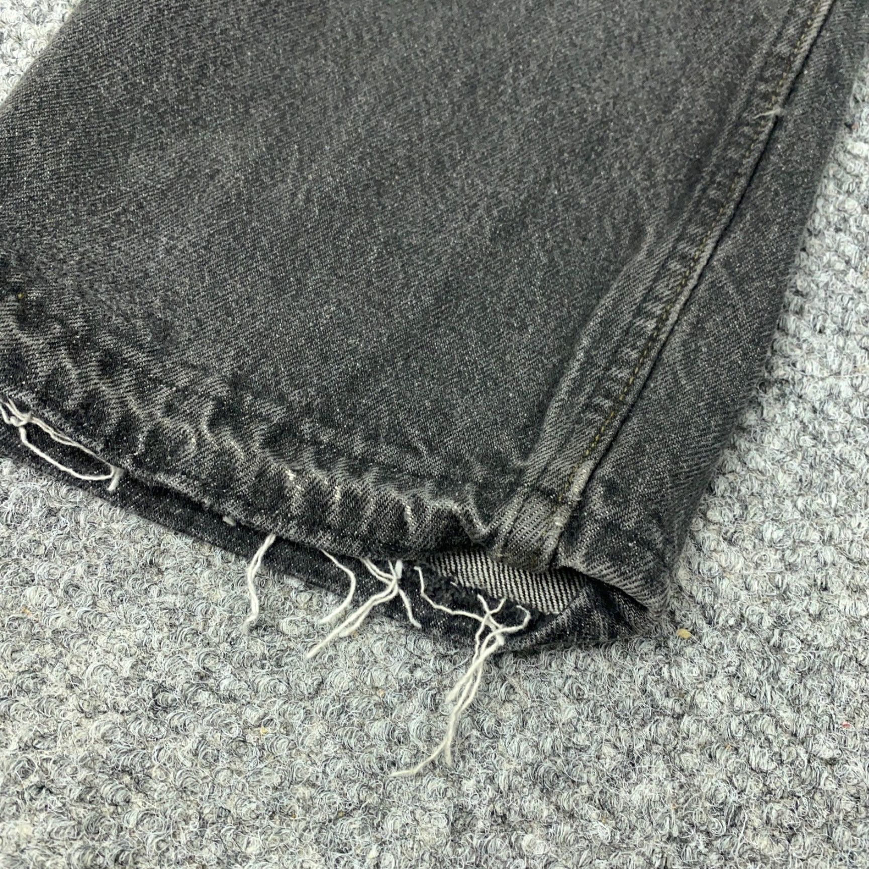 Levi's VINTAGE Levi's 501 Jeans Mens 38x30 Straight Distressed Cotton Denim Gray 90s Size US 38 / EU 54 - 5 Thumbnail