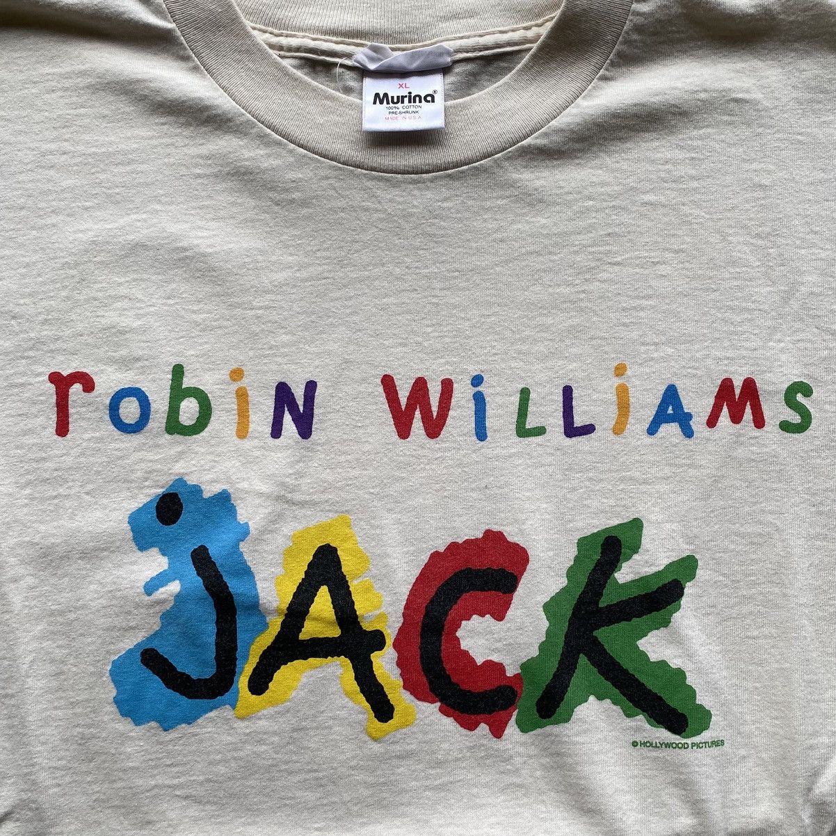Vintage Vintage 1996 Jack Robin Williams Movie T Shirt XL Promo Size US XL / EU 56 / 4 - 1 Thumbnail