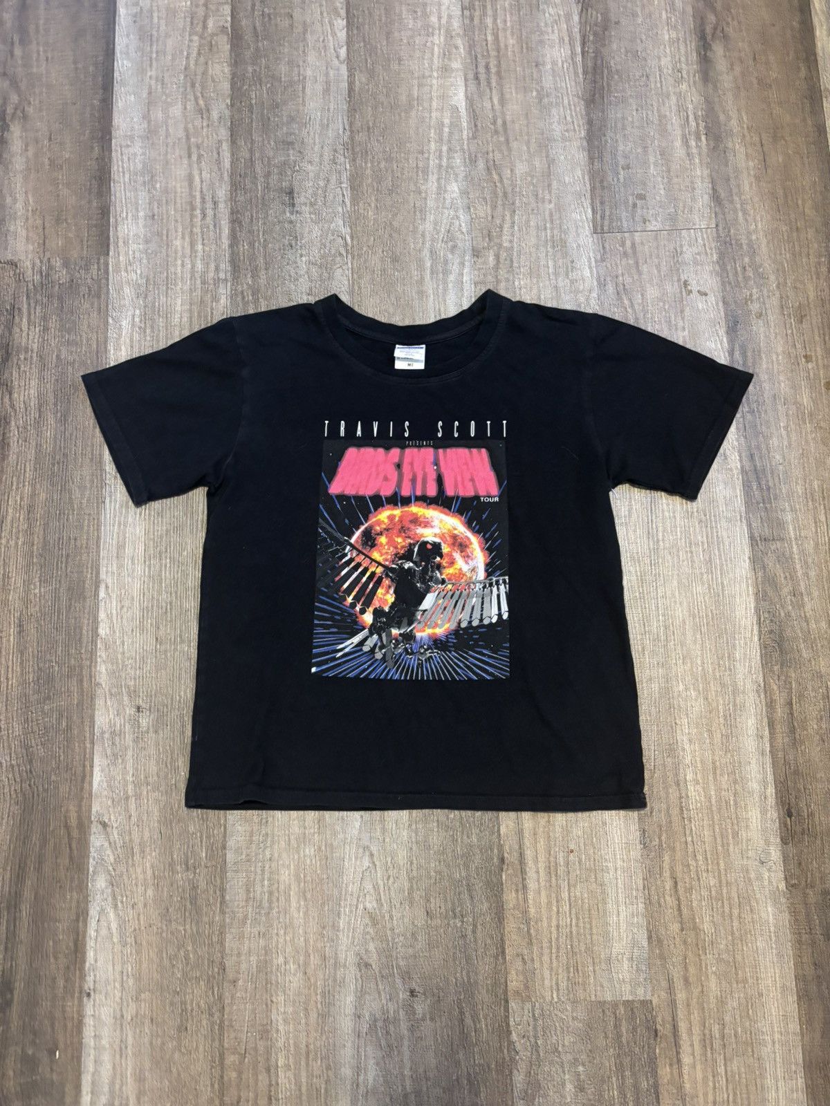 希少 Travis Scott Birds Eye View Tour Tシャツ Travis Scott Birds Eye View Tour Tee Blue Size Extra Large