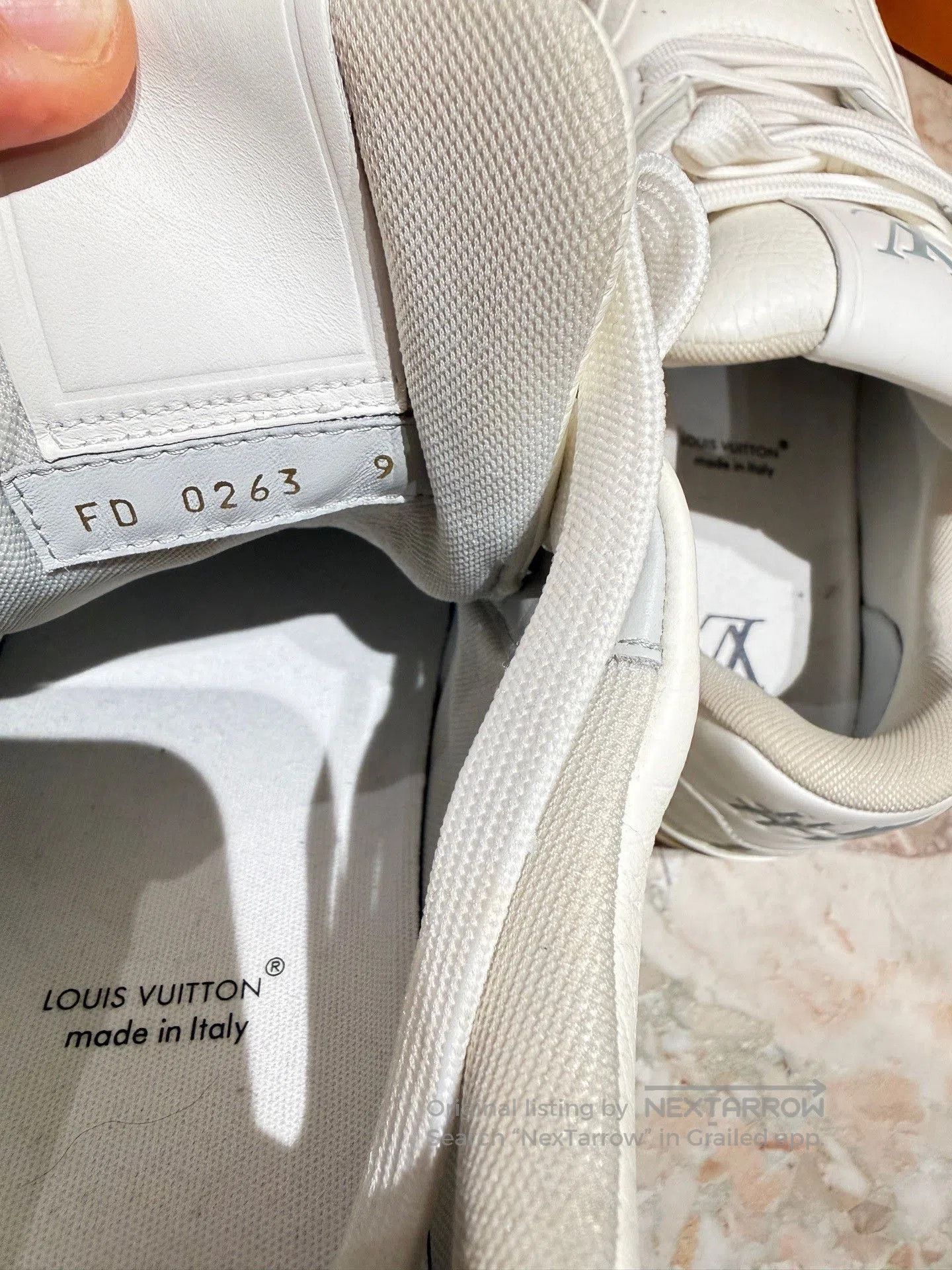 Louis Vuitton LV Trainer Low White Cement. Size US 10 / EU 43 - 4 Thumbnail