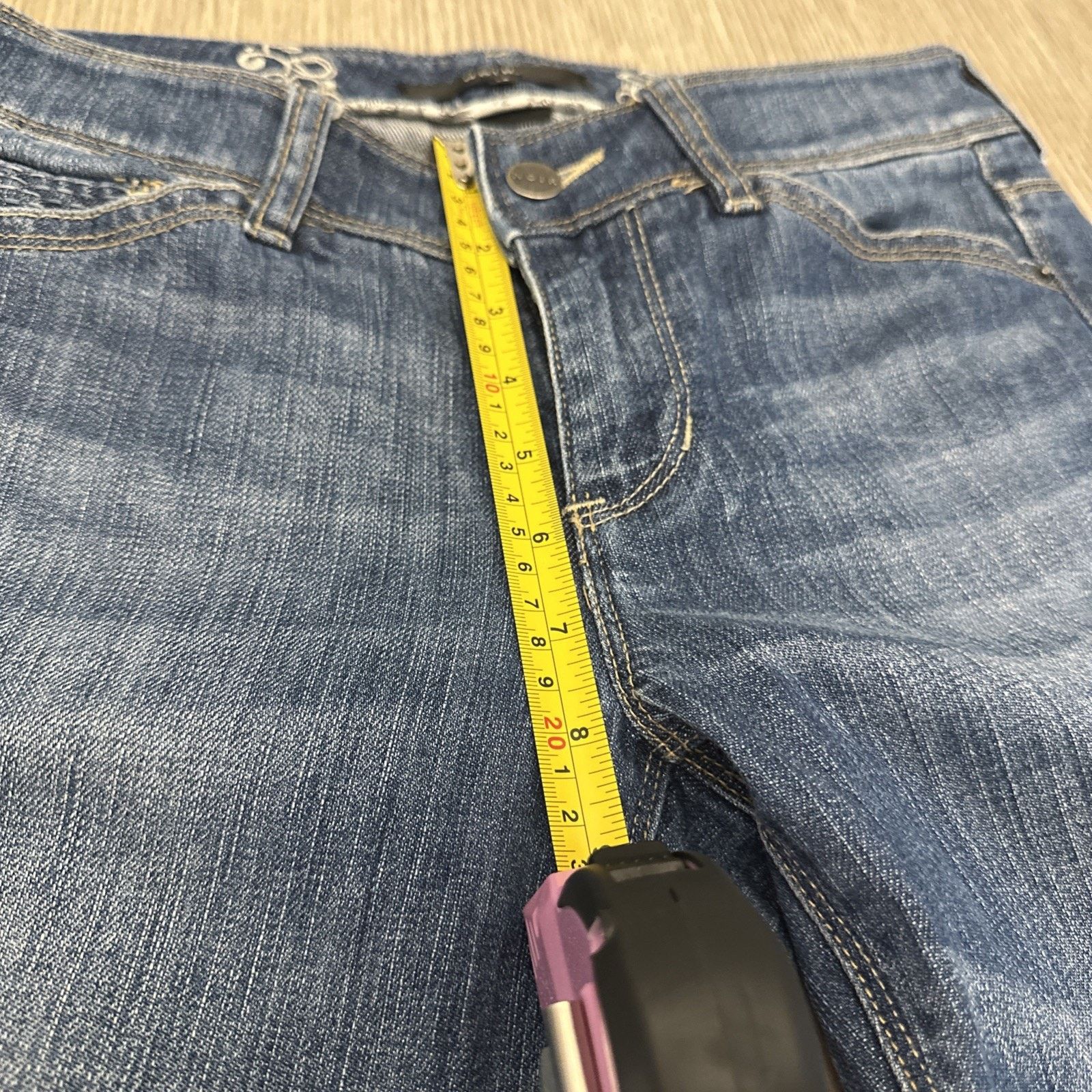 Nordstrom Vintage Y2K Flare Jeans- Embroidery + Low-raise Size 6 S Size 28" / US 6 / IT 42 - 9 Thumbnail