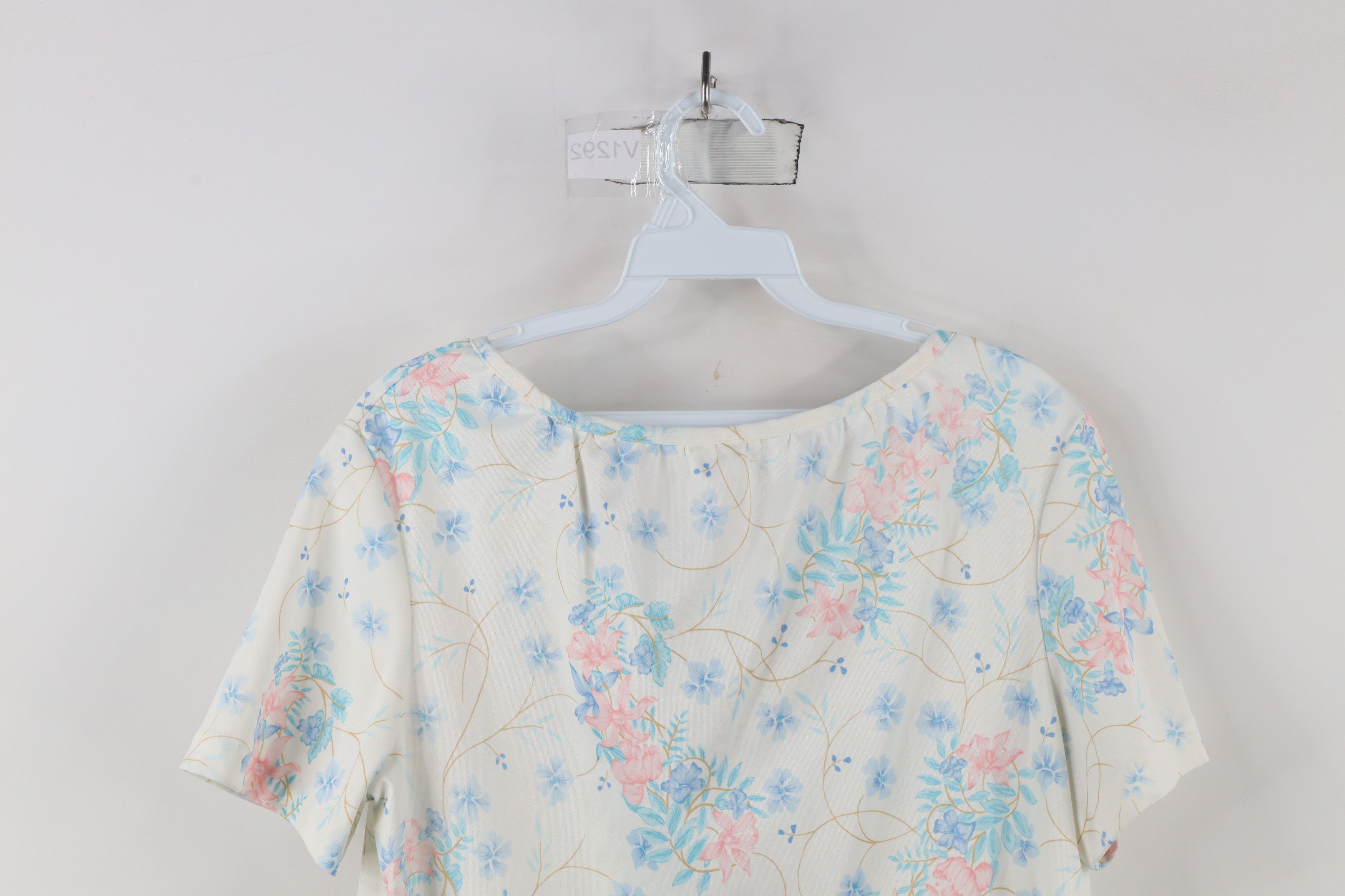 Vintage Vintage 70s Streetwear Flower Knit Short Sleeve Shirt Size M / US 6-8 / IT 42-44 - 12 Thumbnail
