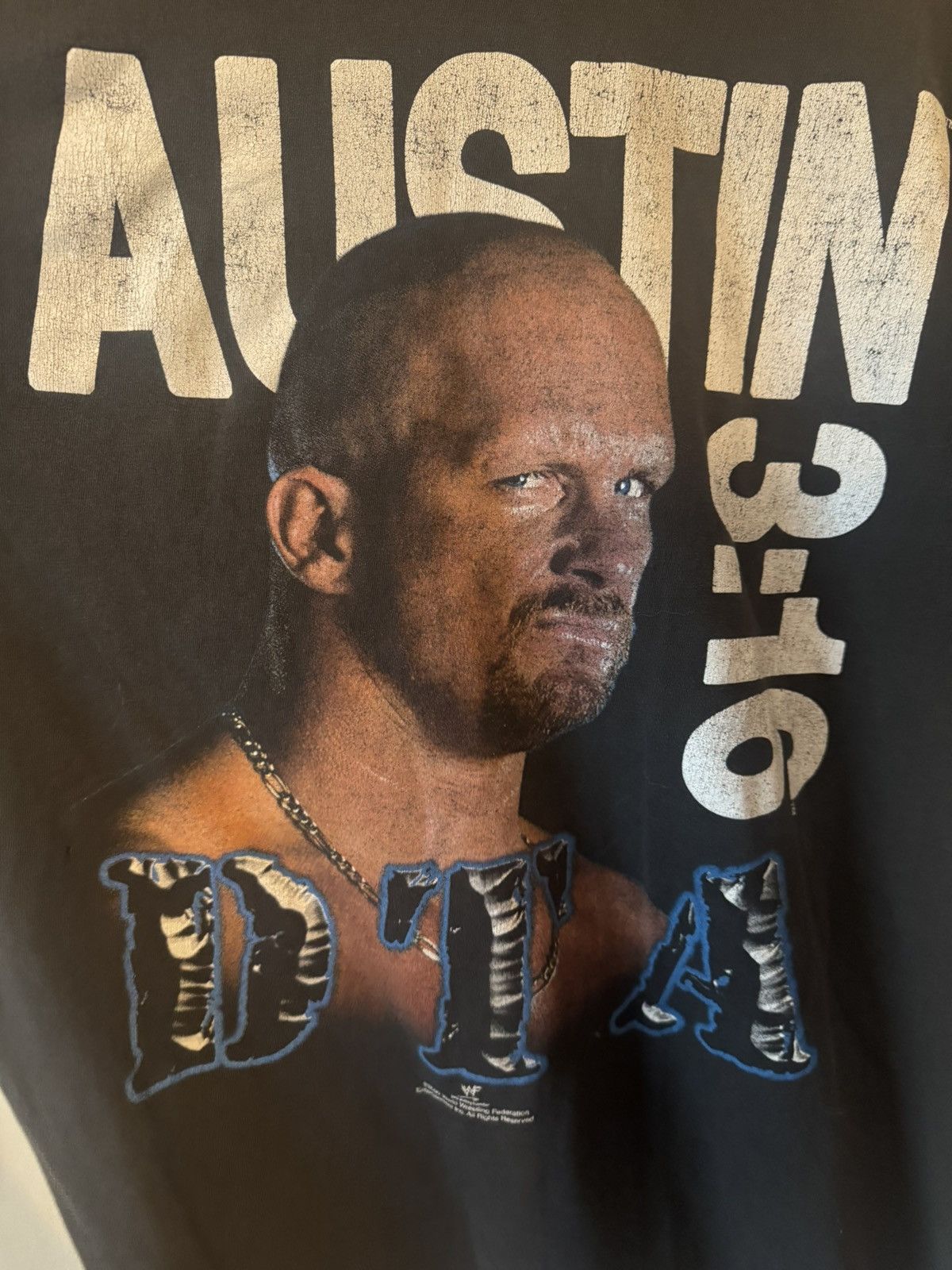 WWE × WWF Stone Cold Ringer Tee Size US M / EU 48-50 / 2 - 2 Thumbnail