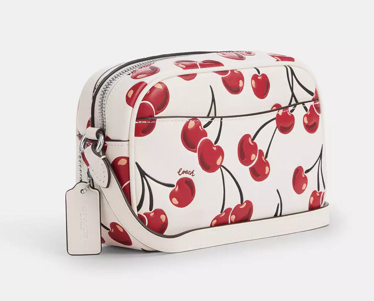 Coach 🍒 Mini Jamie Camera Bag With Cherry Print CAB04 Size ONE SIZE - 3 Thumbnail