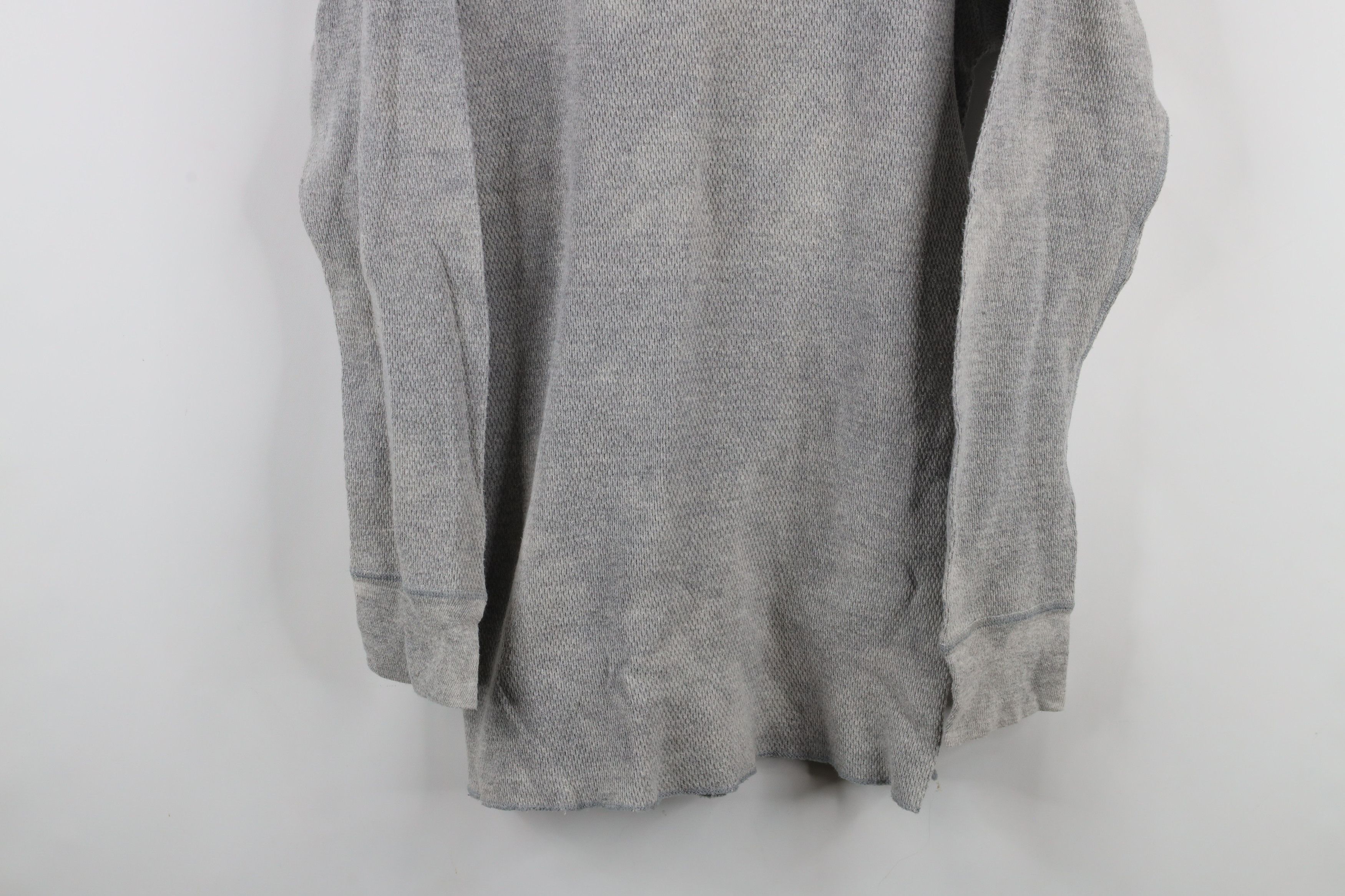 Vintage Vintage 90s Streetwear Waffle Knit Long Sleeve T-Shirt USA Size US XL / EU 56 / 4 - 3 Thumbnail