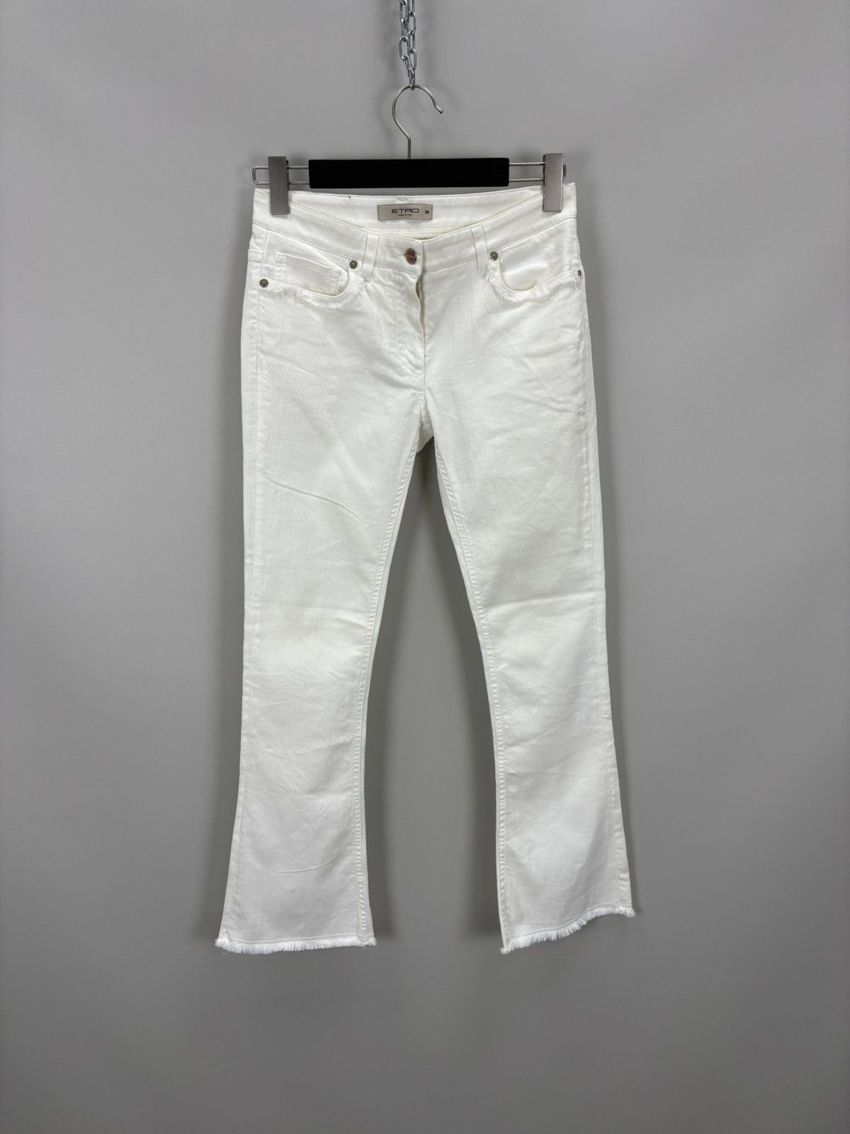 Etro Womens jeans ETRO Milano Size 28 Color White Size 27" / US 4 / IT 40 - 1 Thumbnail
