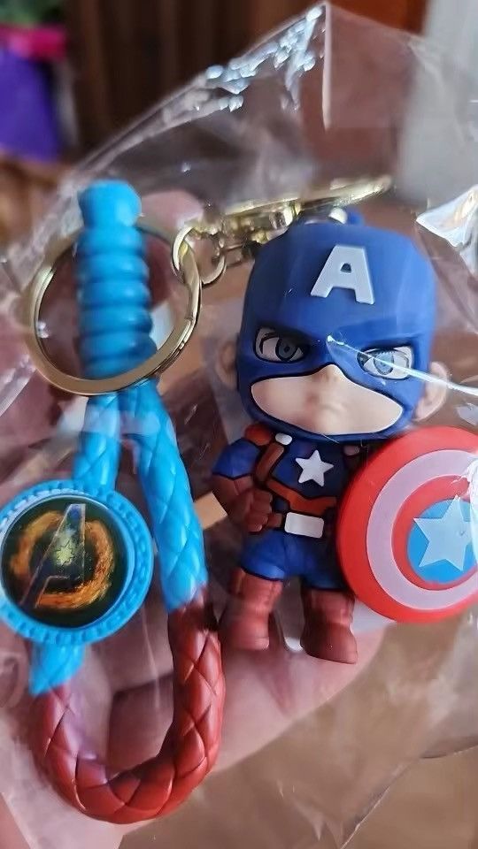 Japanese Brand × Jewelry Captain America Movie Figures Keychain Size ONE SIZE - 3 Thumbnail
