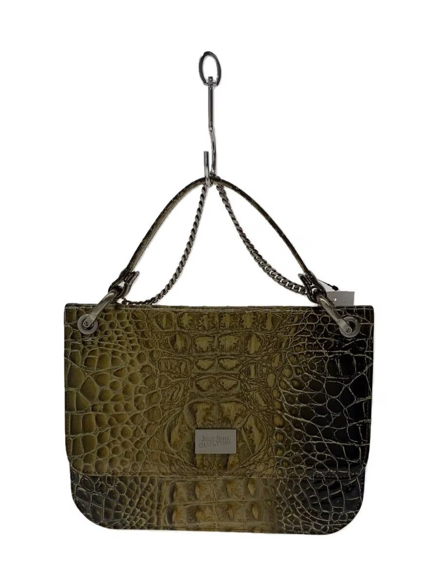 Jean Paul Gaultier Crocodile Pattern Chain Hand Bag Size ONE SIZE - 1 Thumbnail